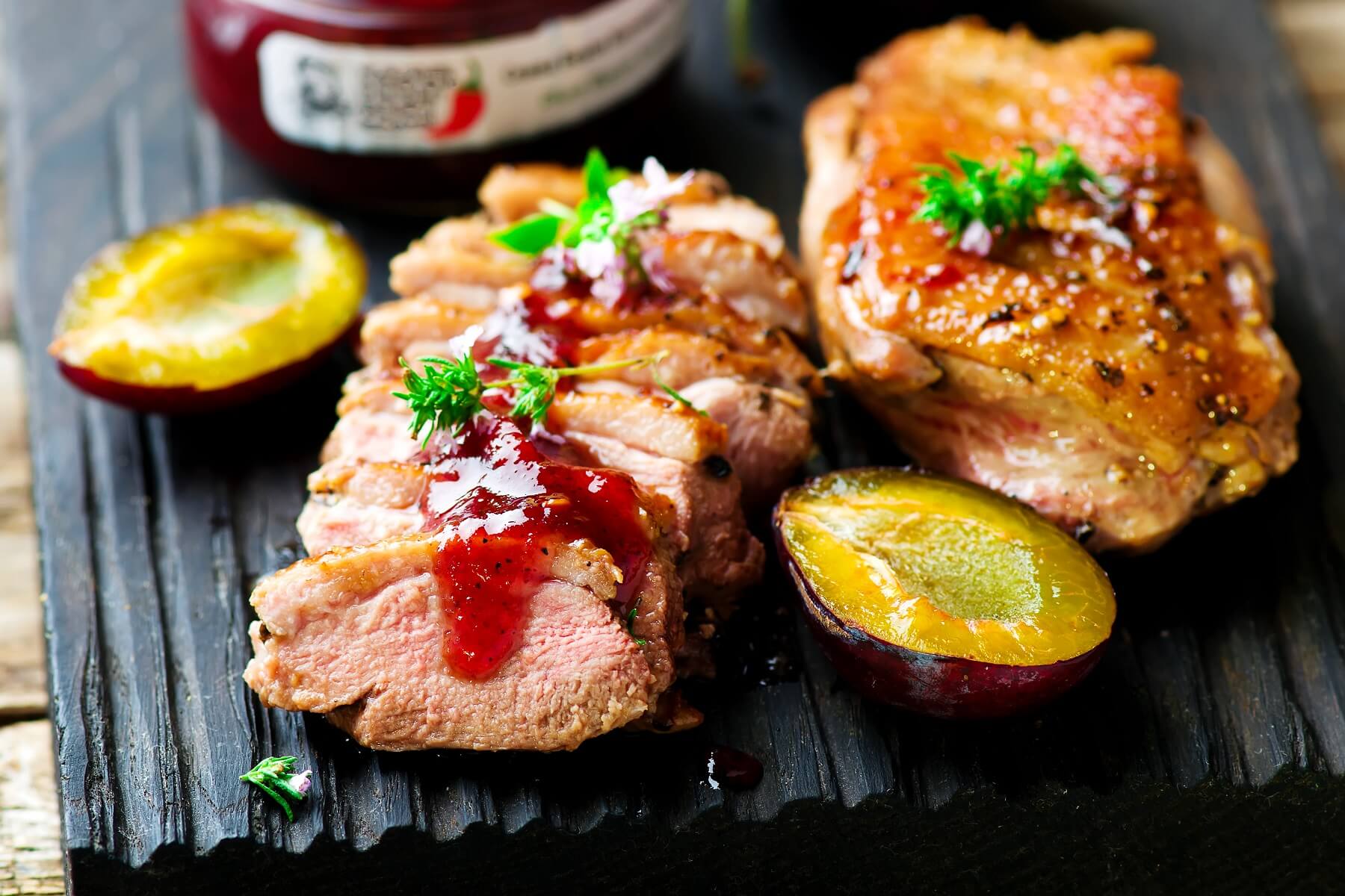 Roasted Duck with Plum Sauce Recipe The Wine Gallery