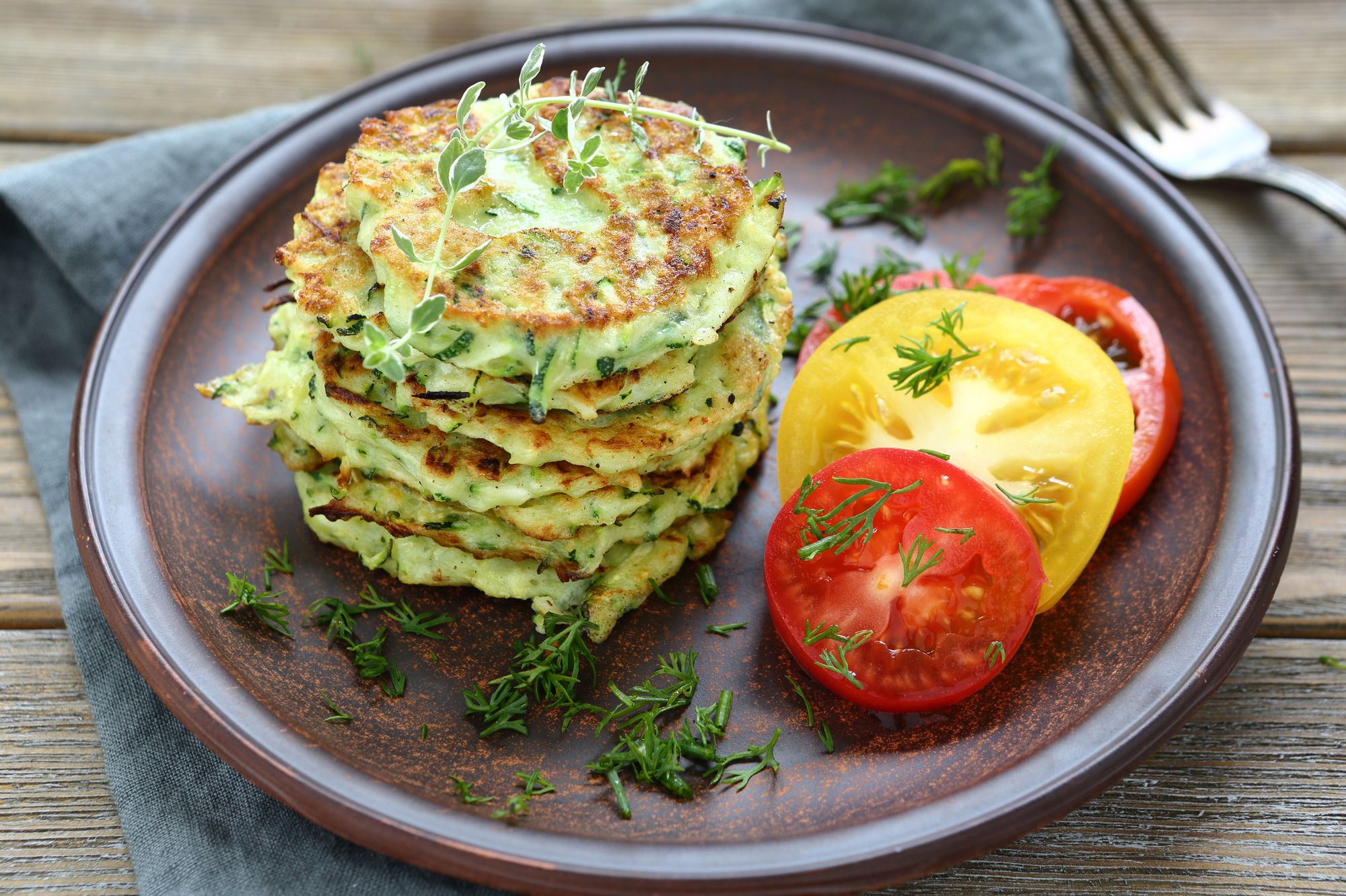 Zucchini/Courgette Fritters
