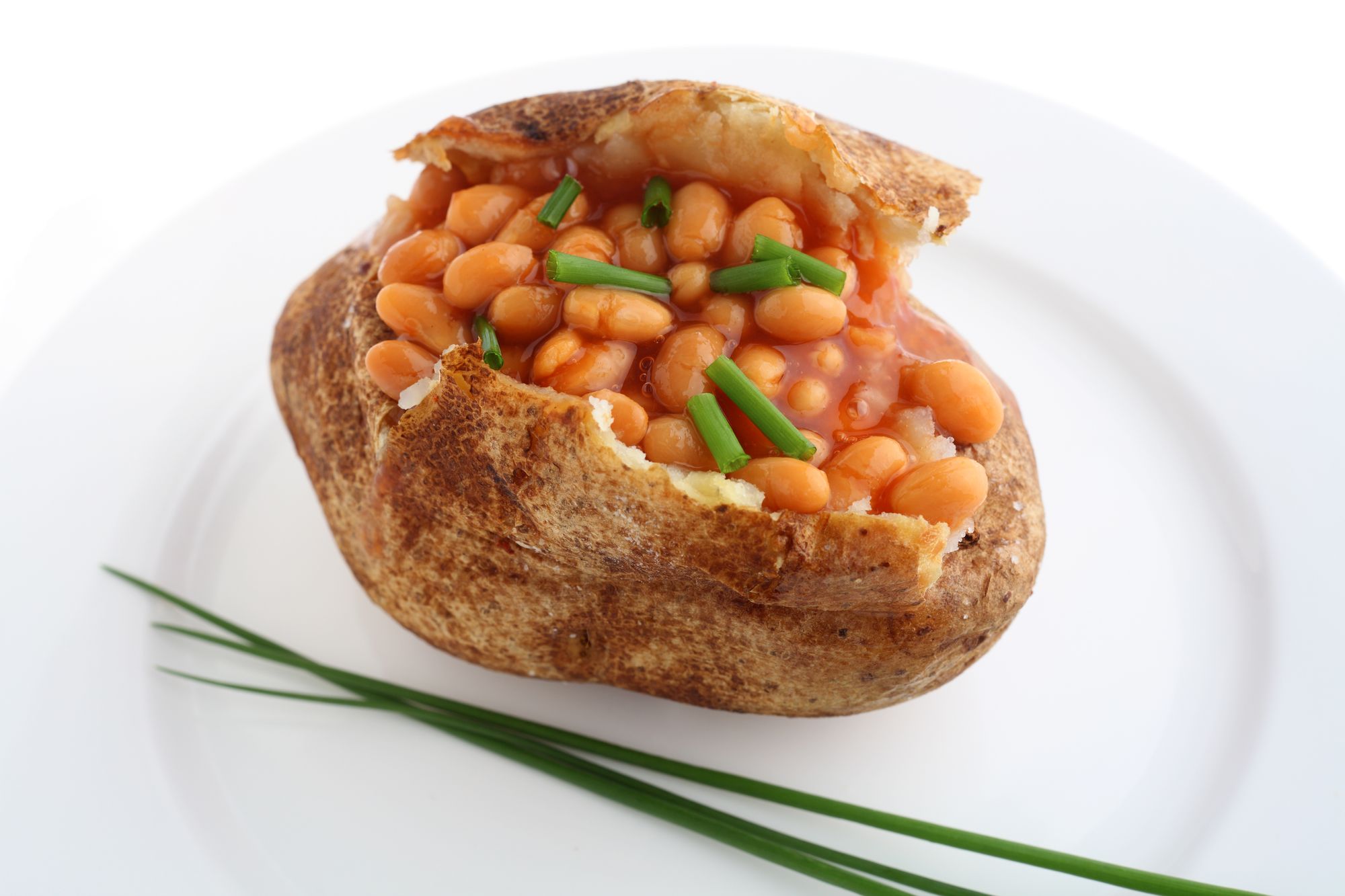 Spicy Kale and Beans Jacket Potato