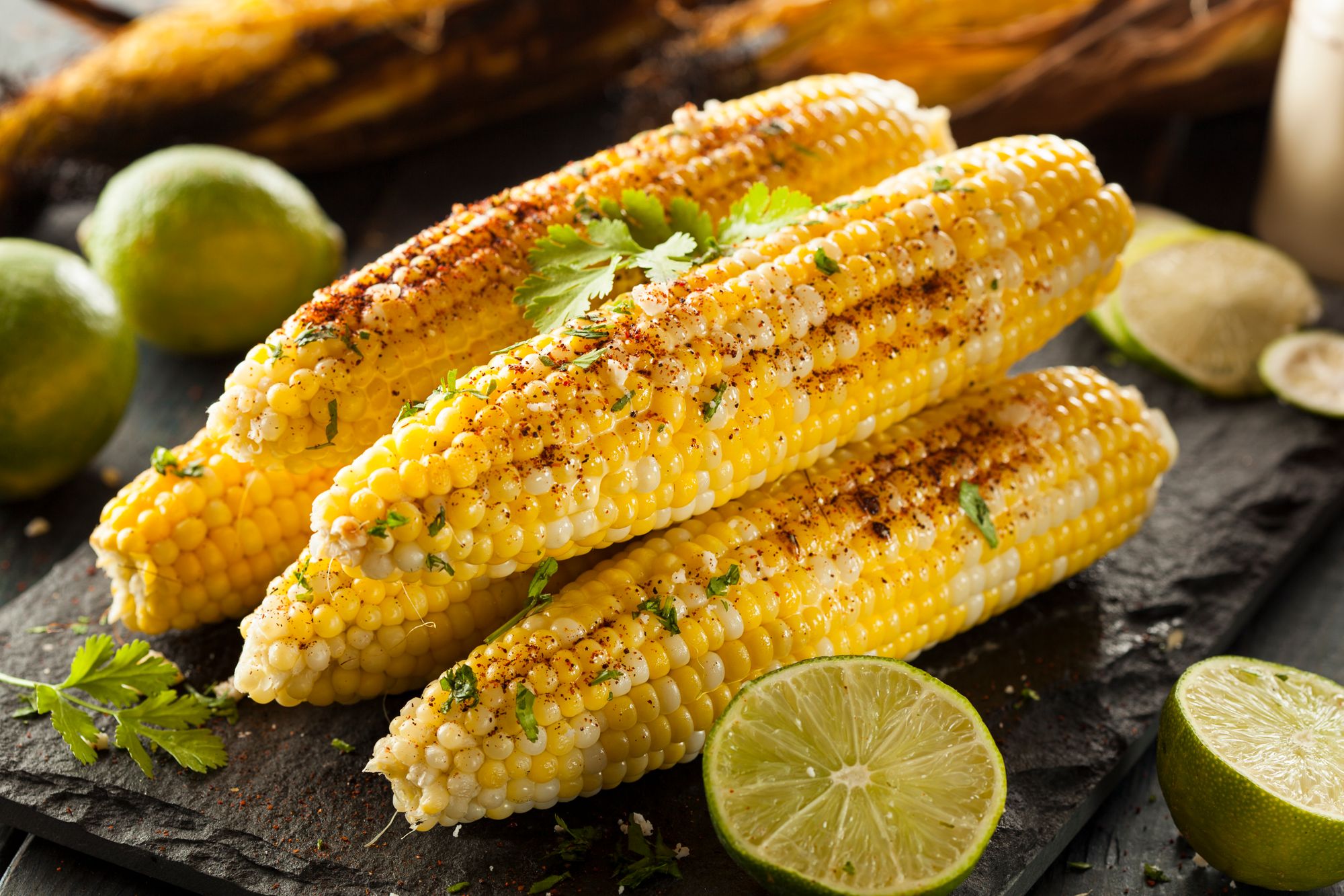 Charred Corn with Cayenne Butter