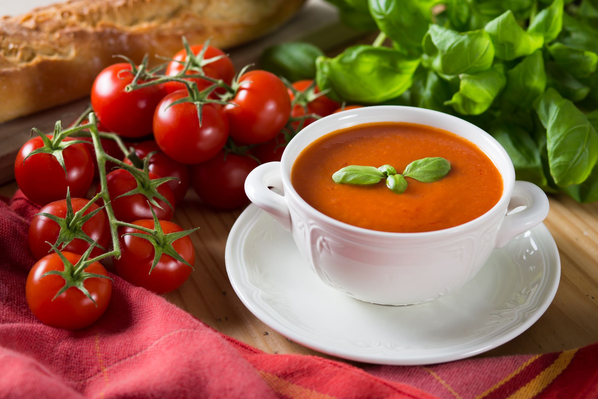 Classic Tomato and Basil Soup