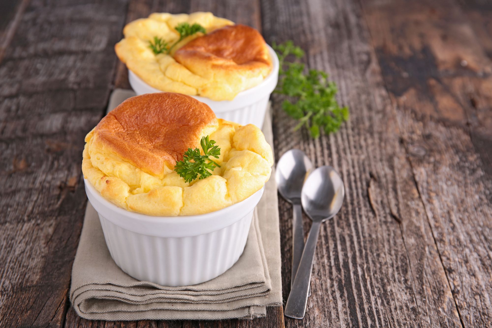 Cheese and Herb Souffle