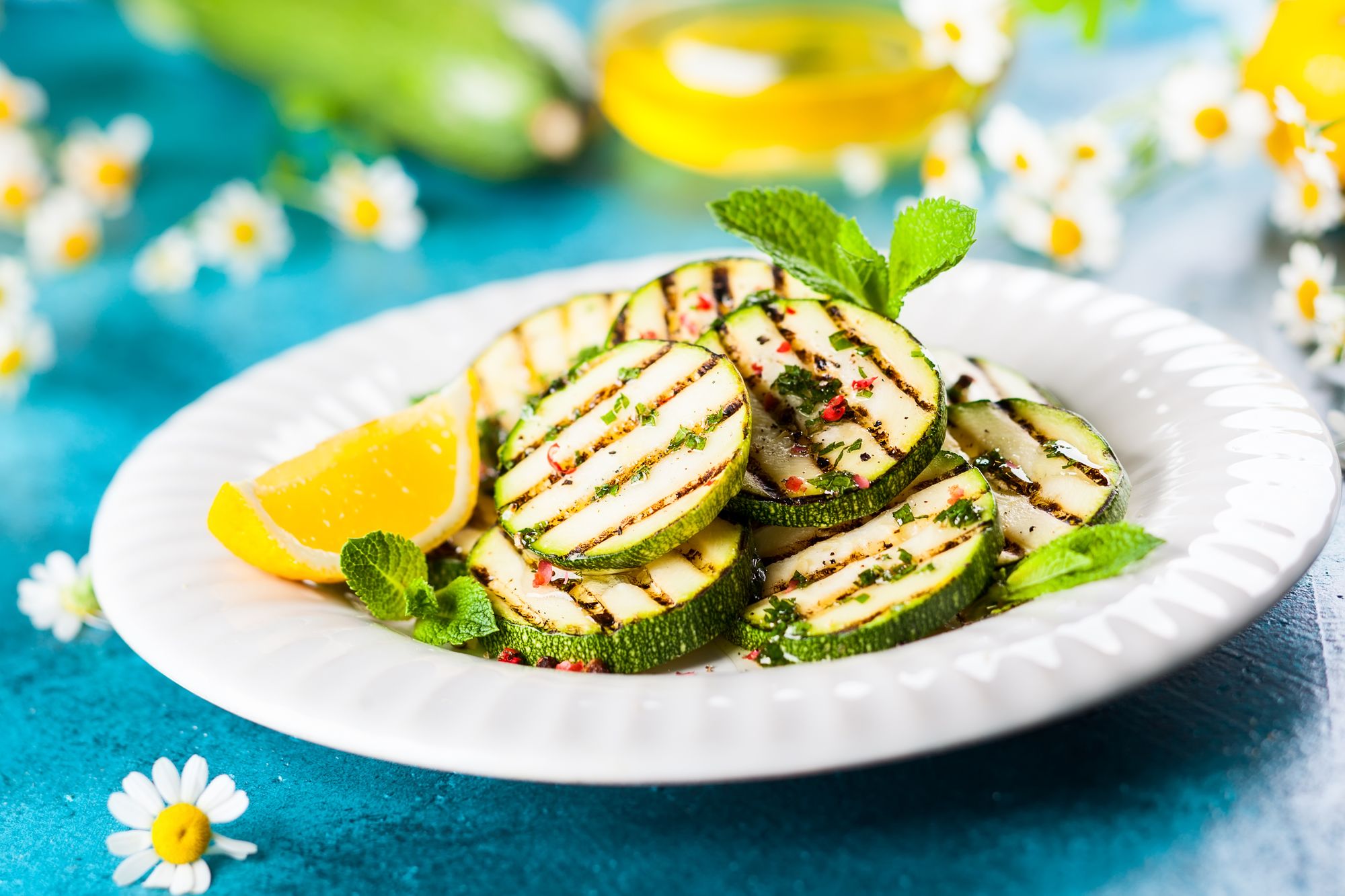 Chargrilled Zucchini/Courgette Salad