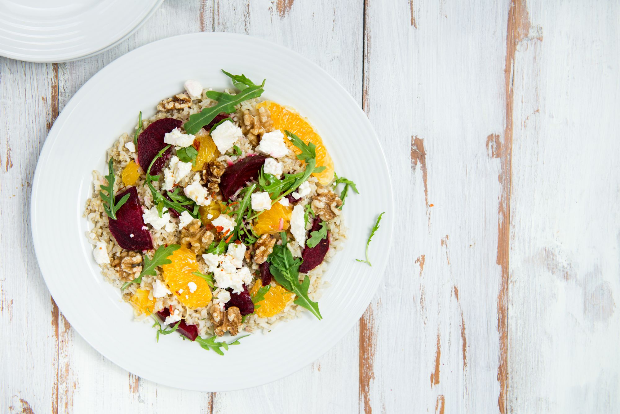 Beetroot, Walnut and Goats’ Cheese Salad