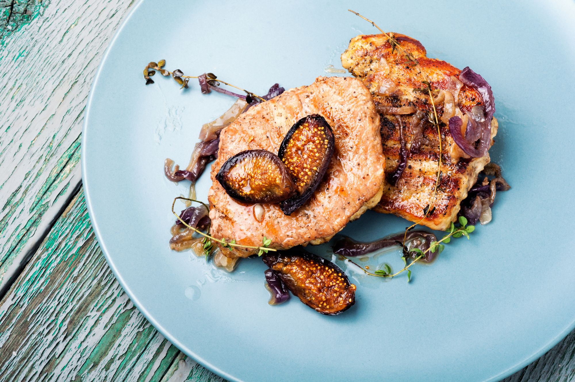 Pork Loin with Figs