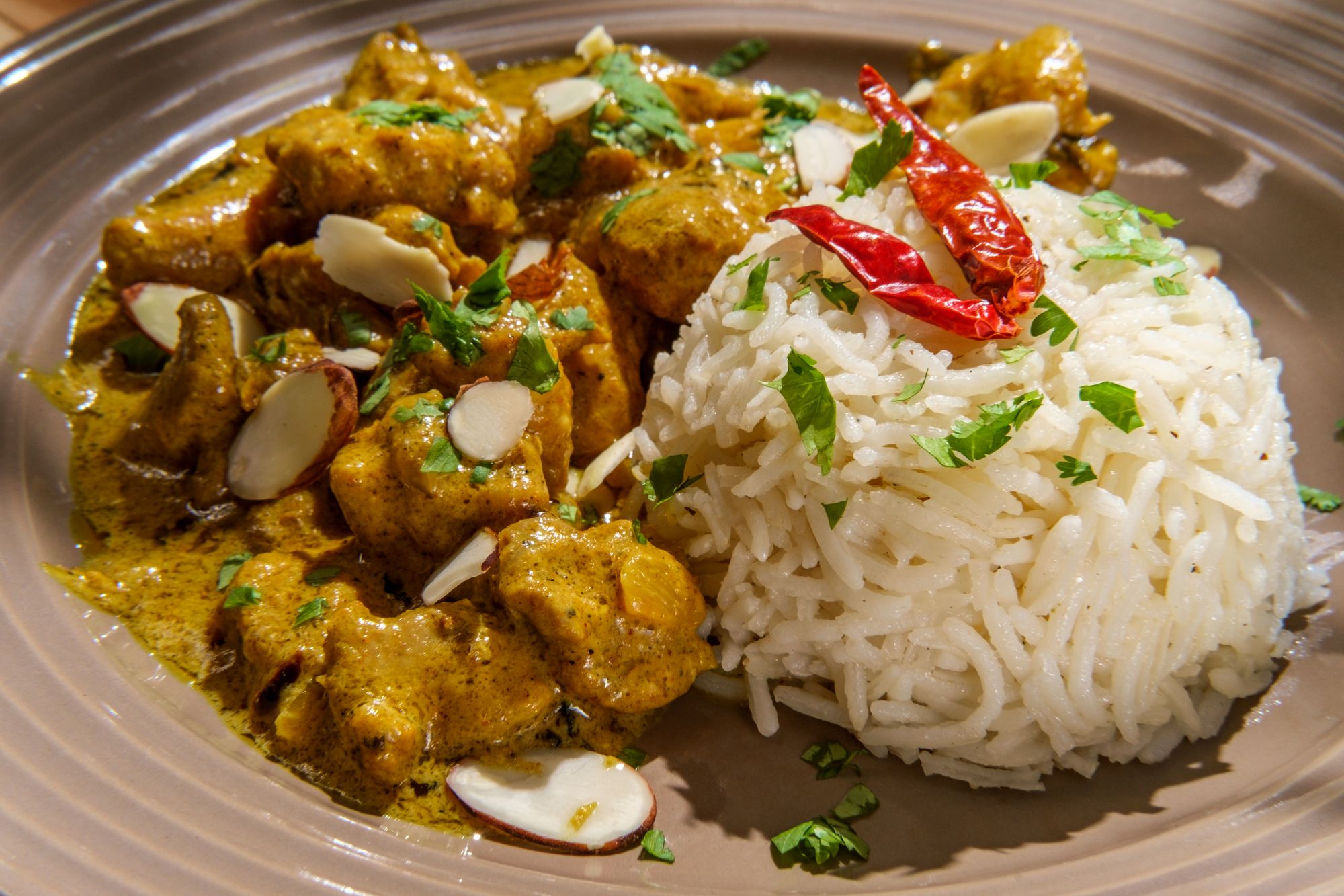 Chicken and Almond Curry