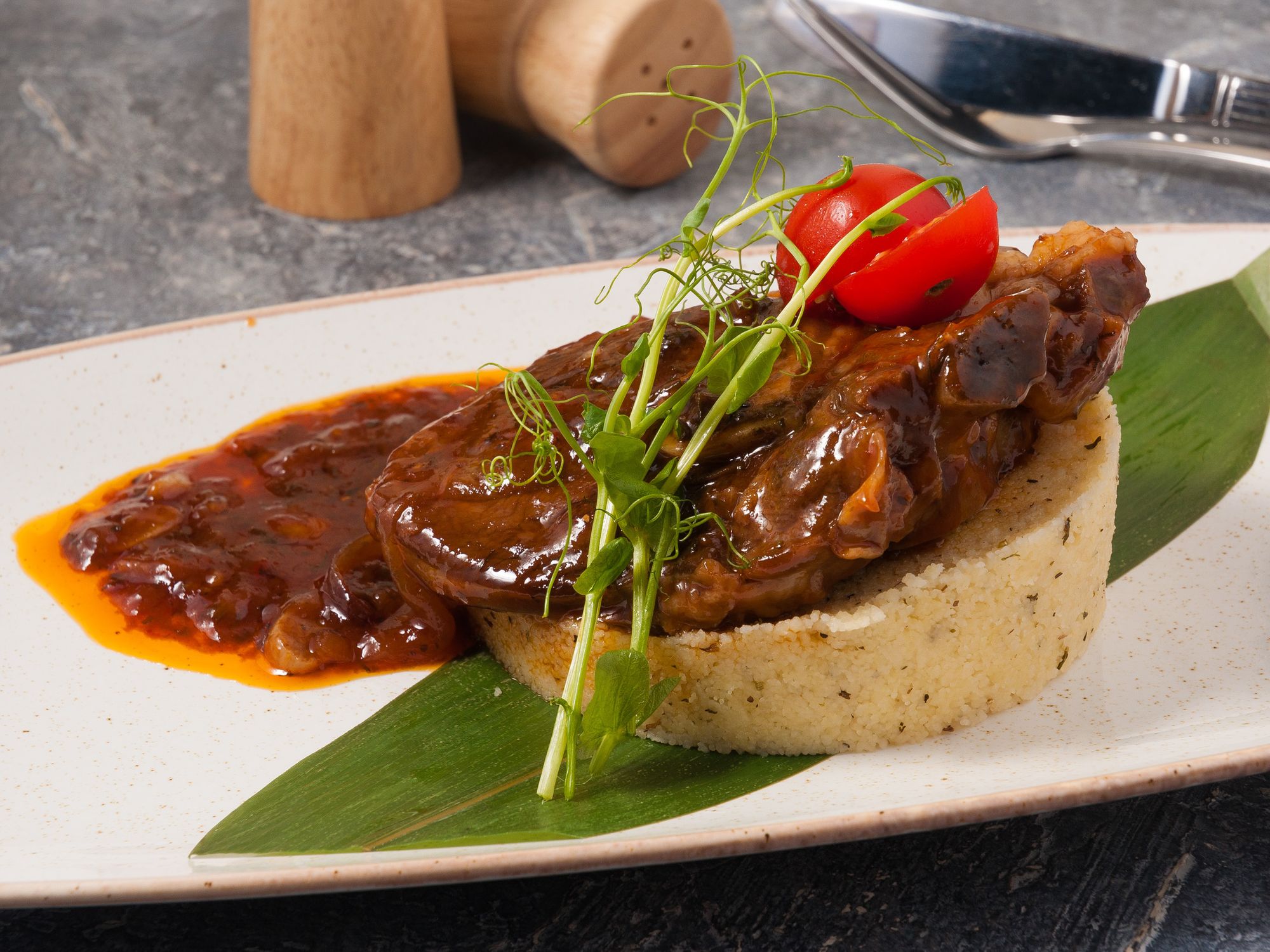 Moroccan Lamb and Spicy Sauce