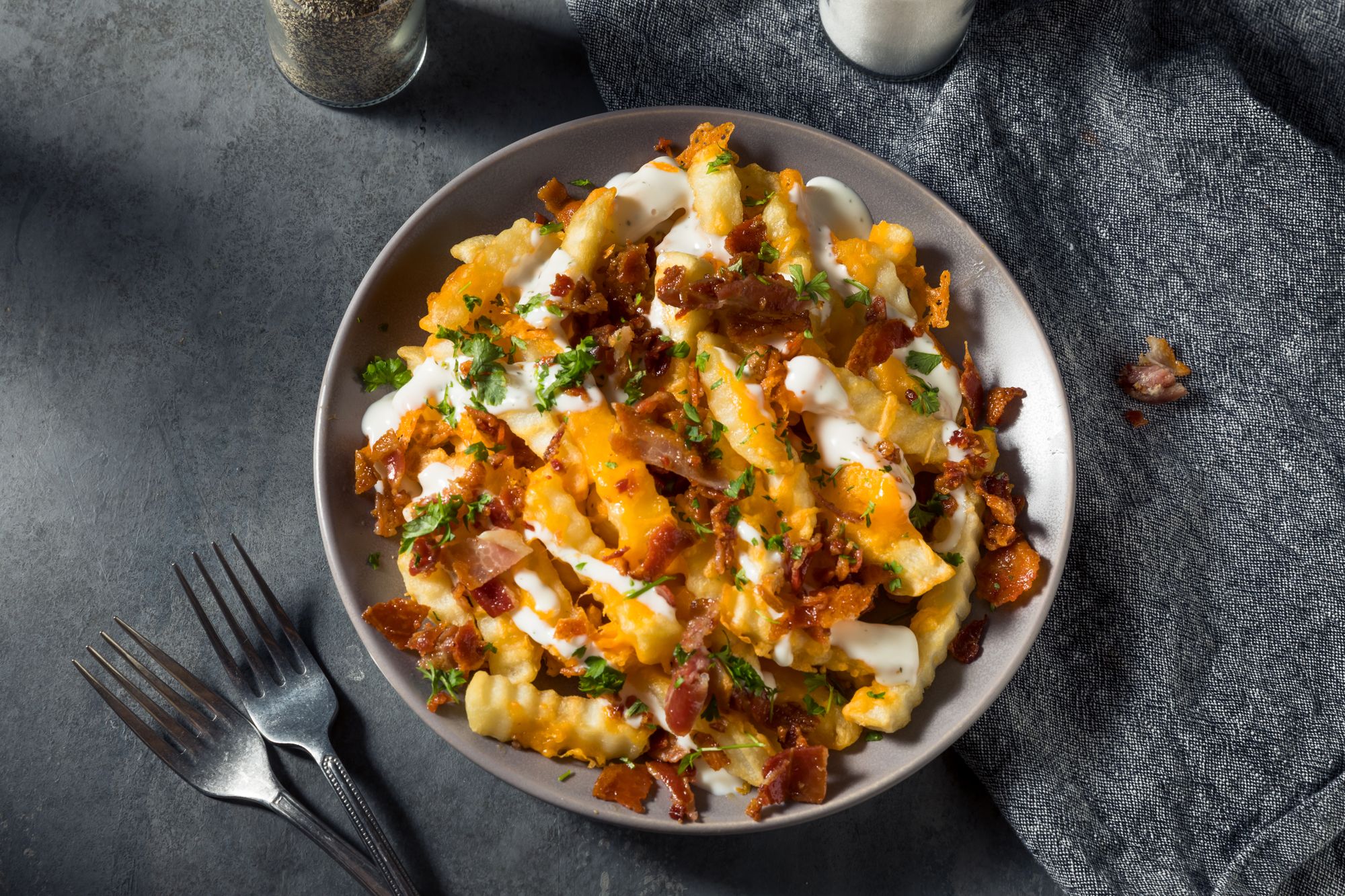 Cheese and Bacon Loaded Fries