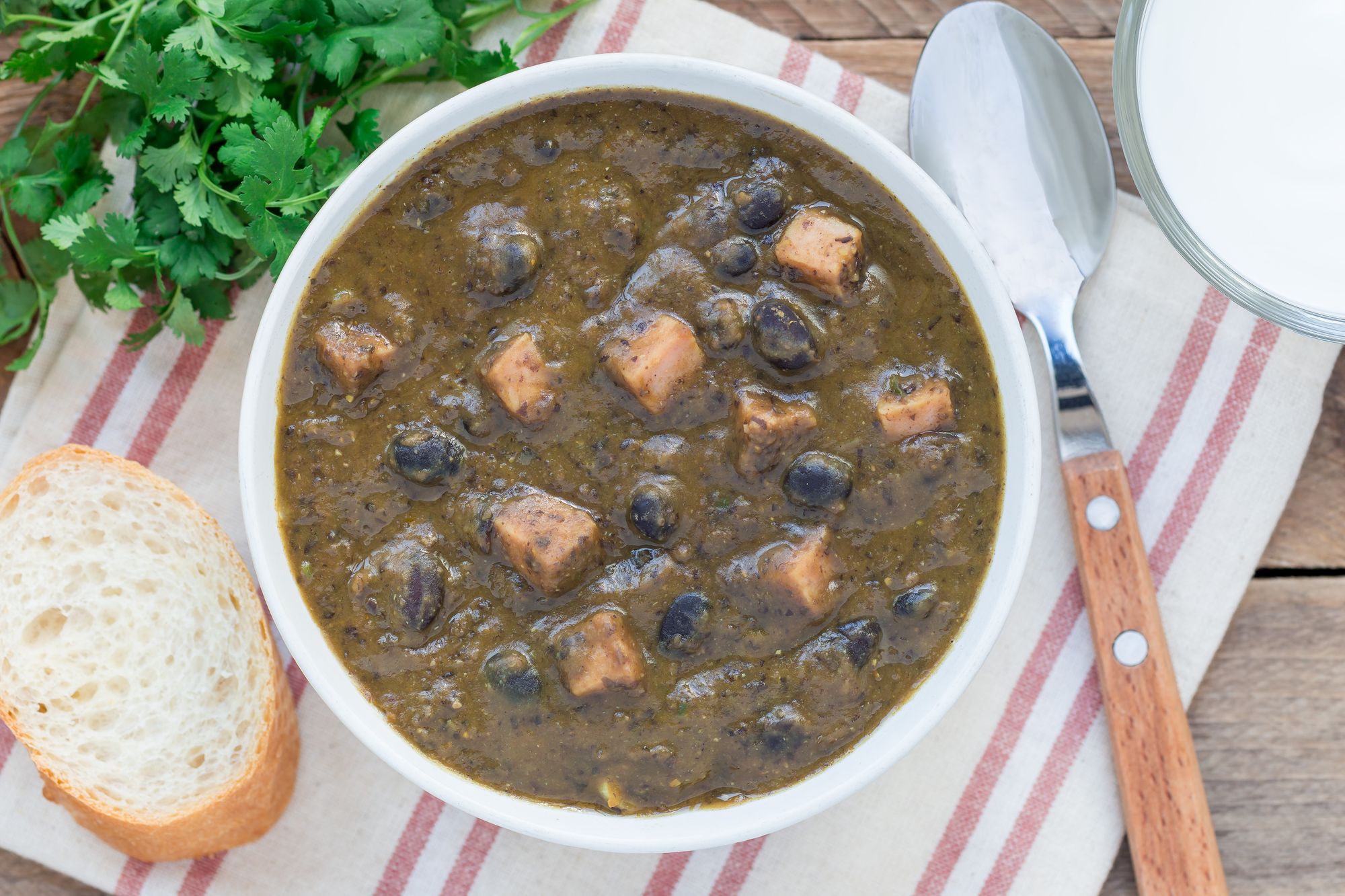 Black Bean, Kale, and Chicken Soup