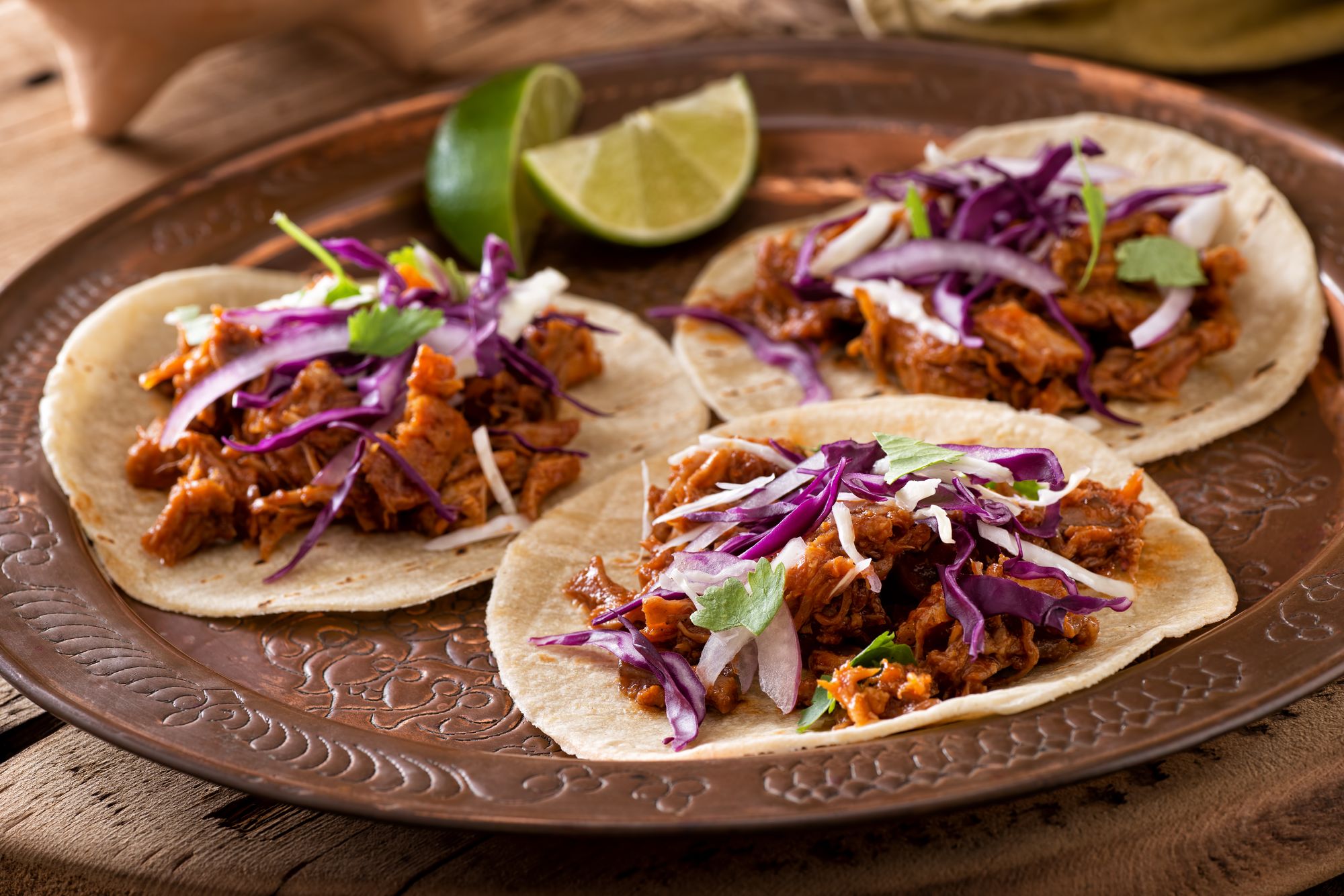 Chorizo, Beans, and Cabbage Tacos