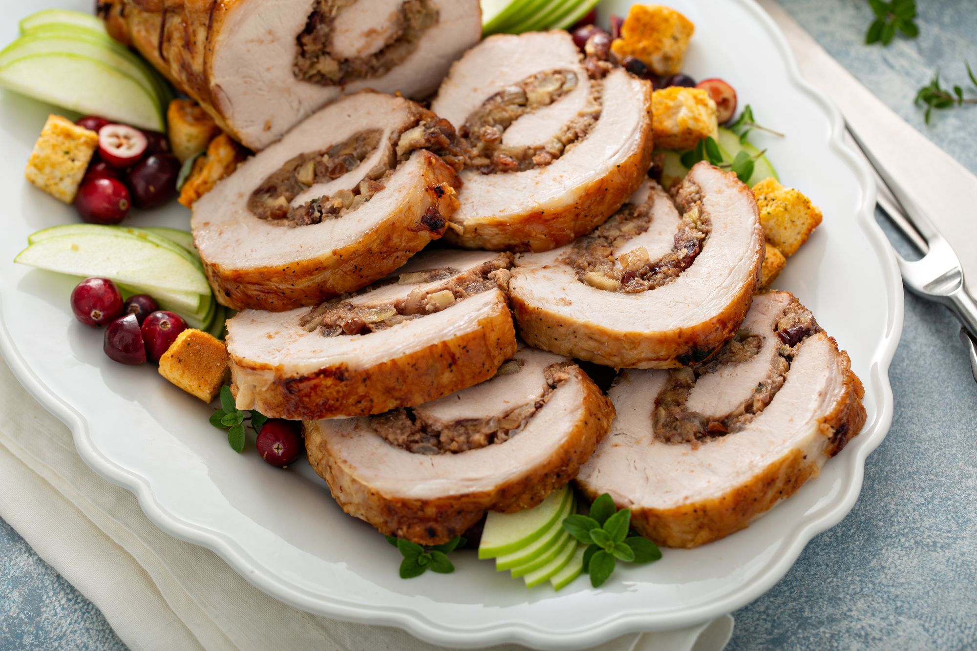 Loin of Pork with Fruity Stuffing