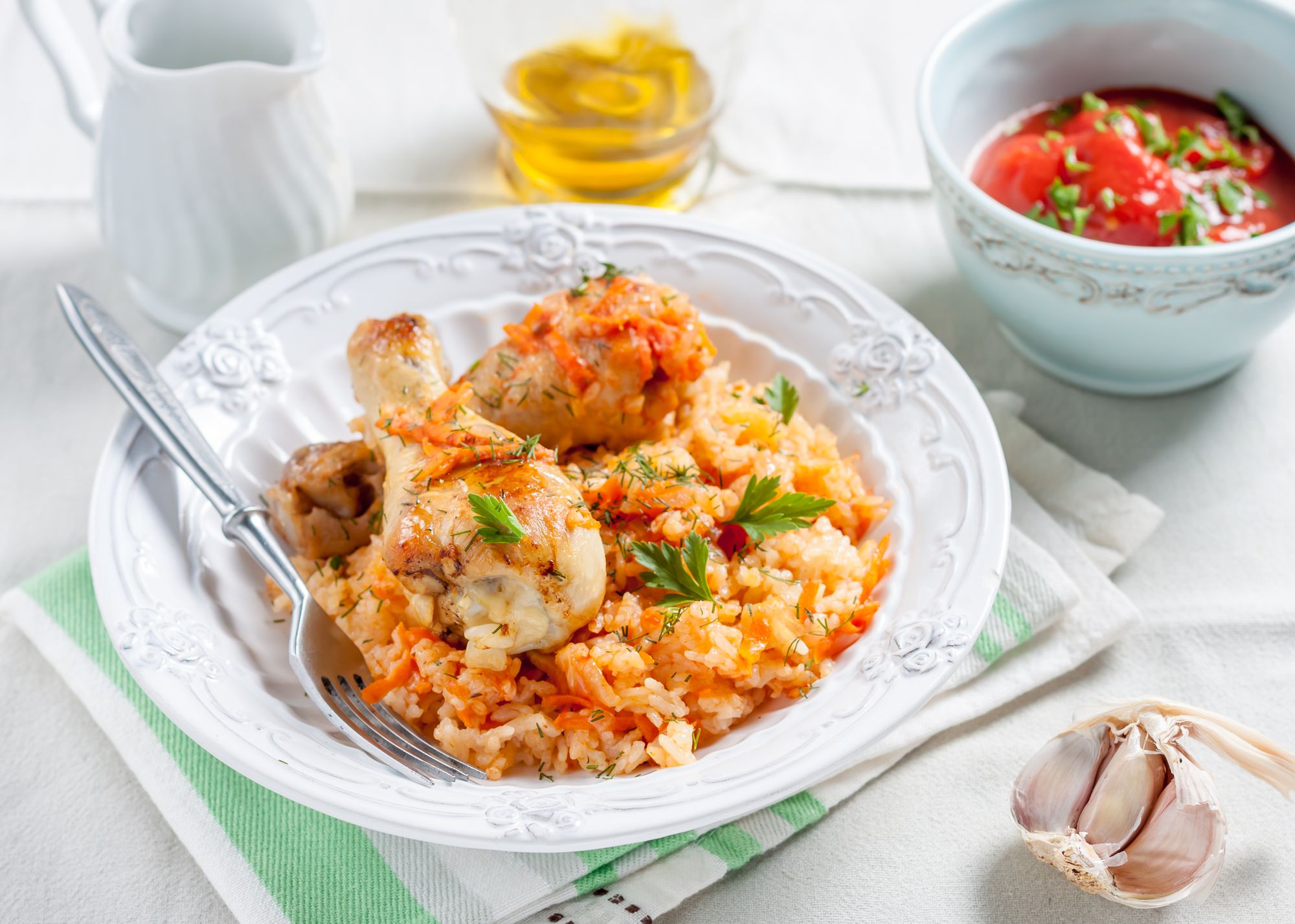 Italian Chicken with Rice and Tomatoes