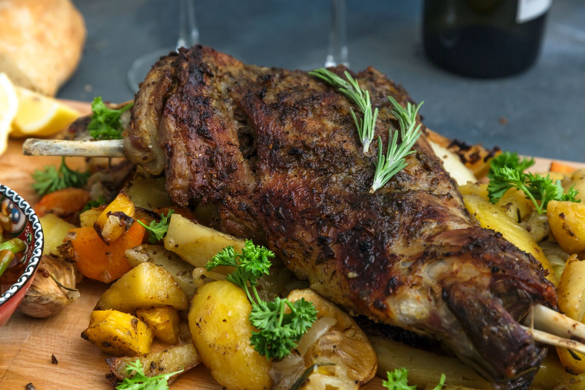 Stuffed Leg of Lamb