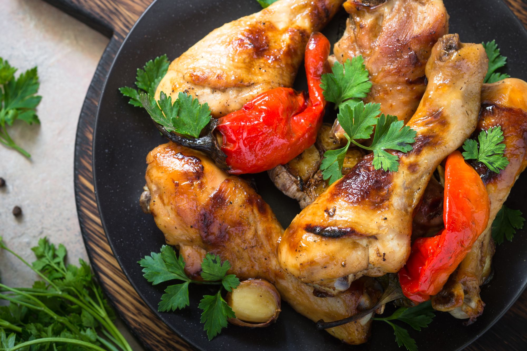 One-Pot Summer Chicken with Capsicum and Beans