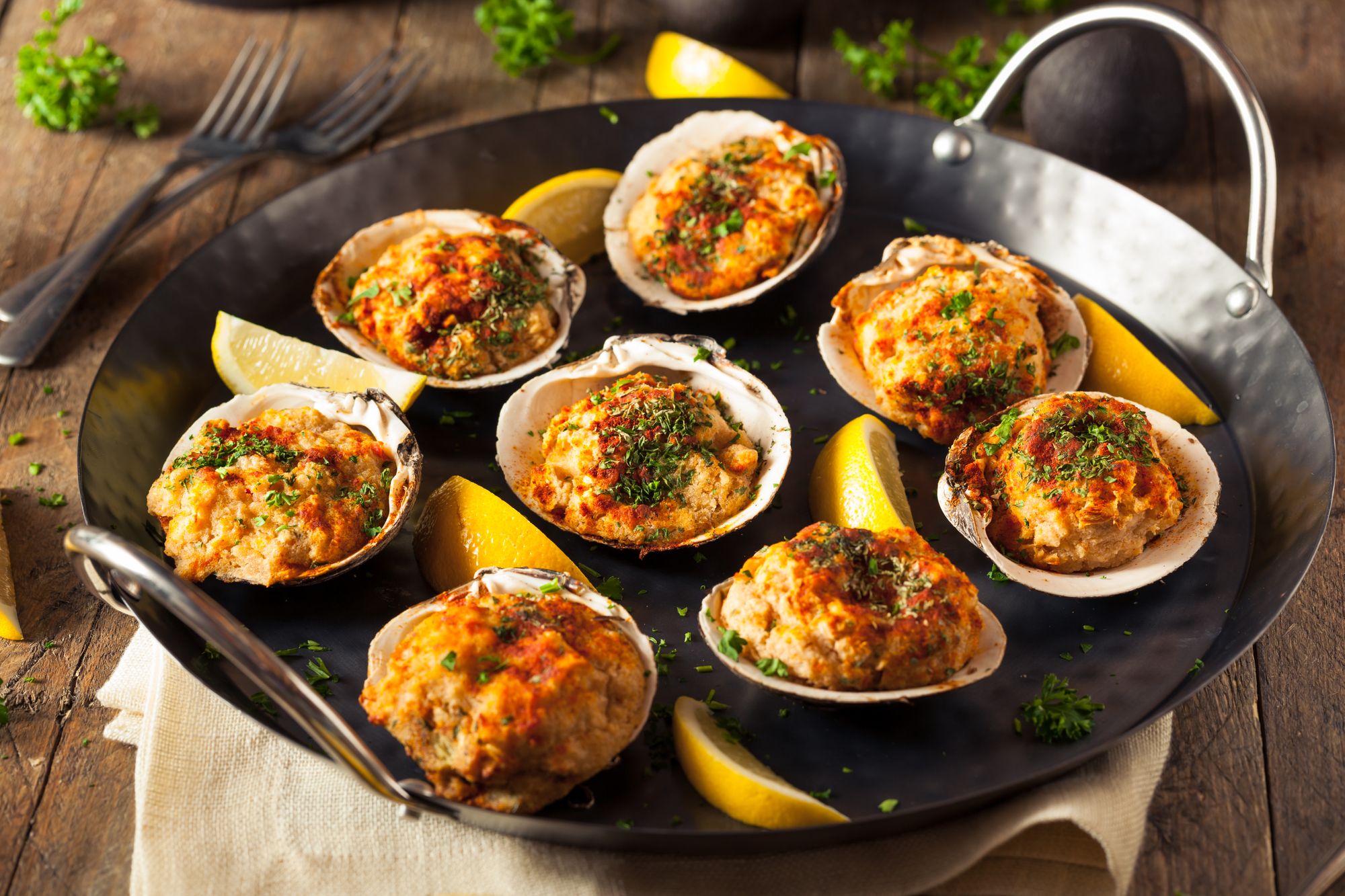 Baked Clams with Fennel and Shallots