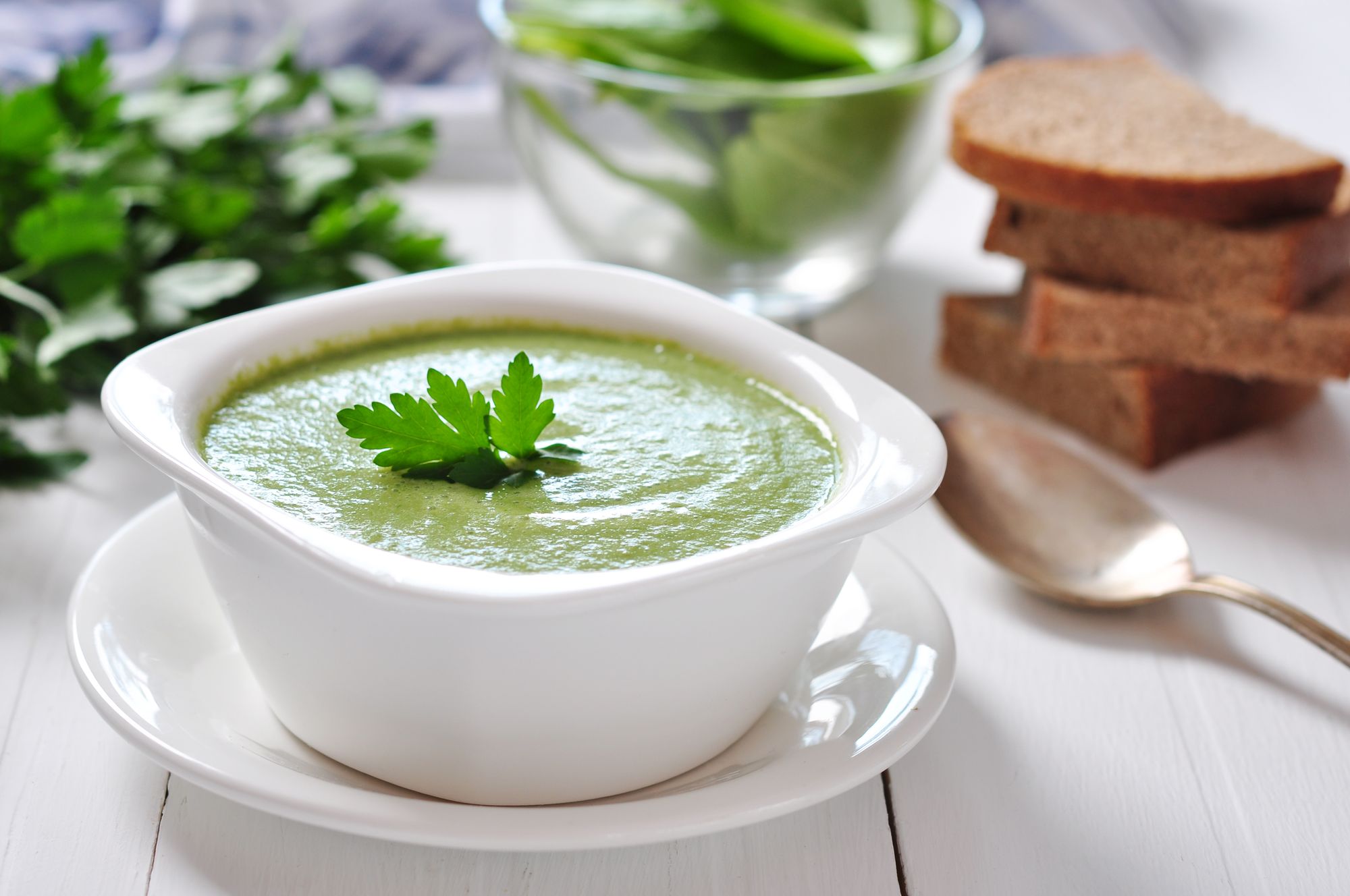 Spinach and Chilli Soup