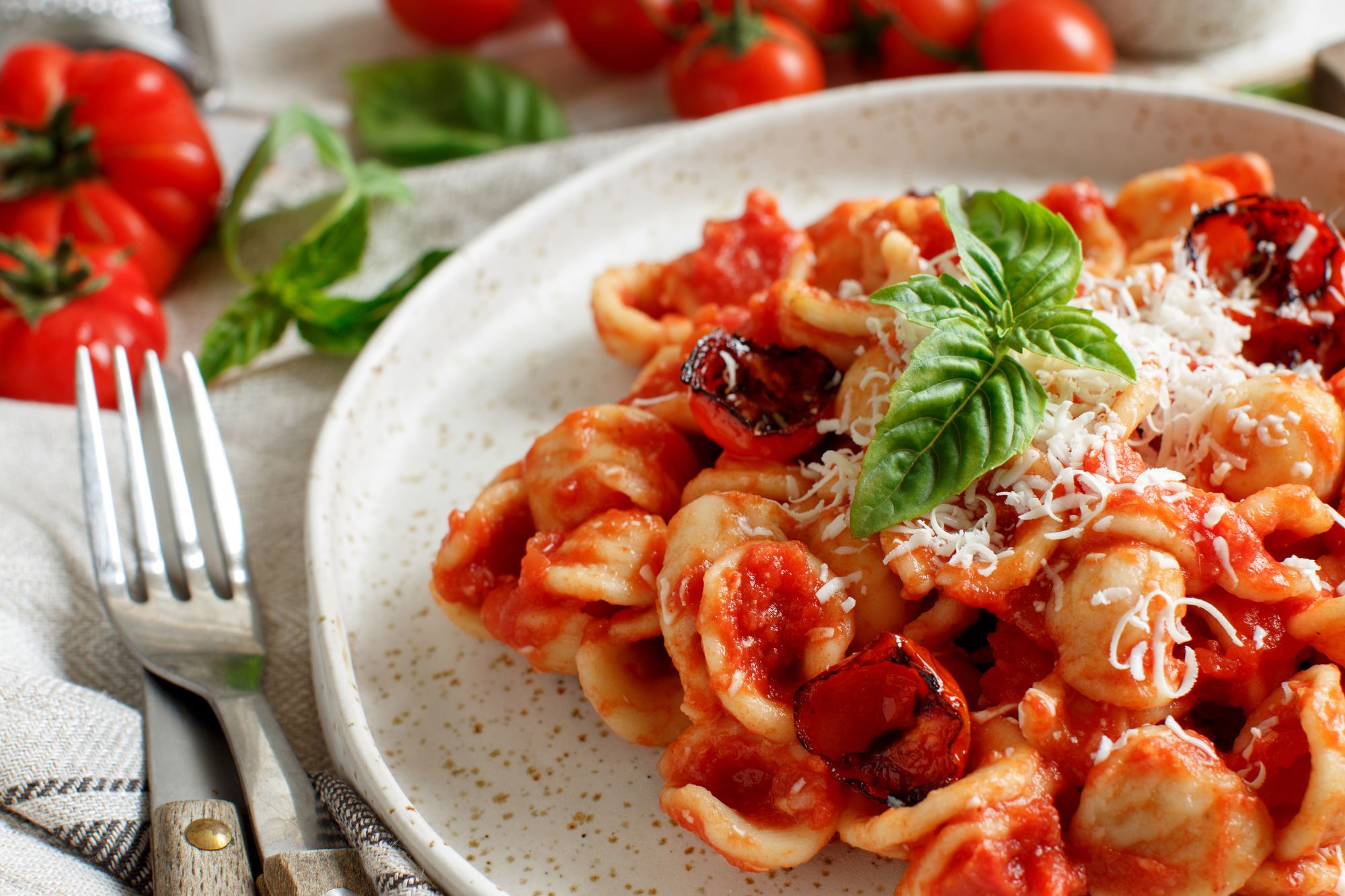 Capsicum and Tomato Pasta