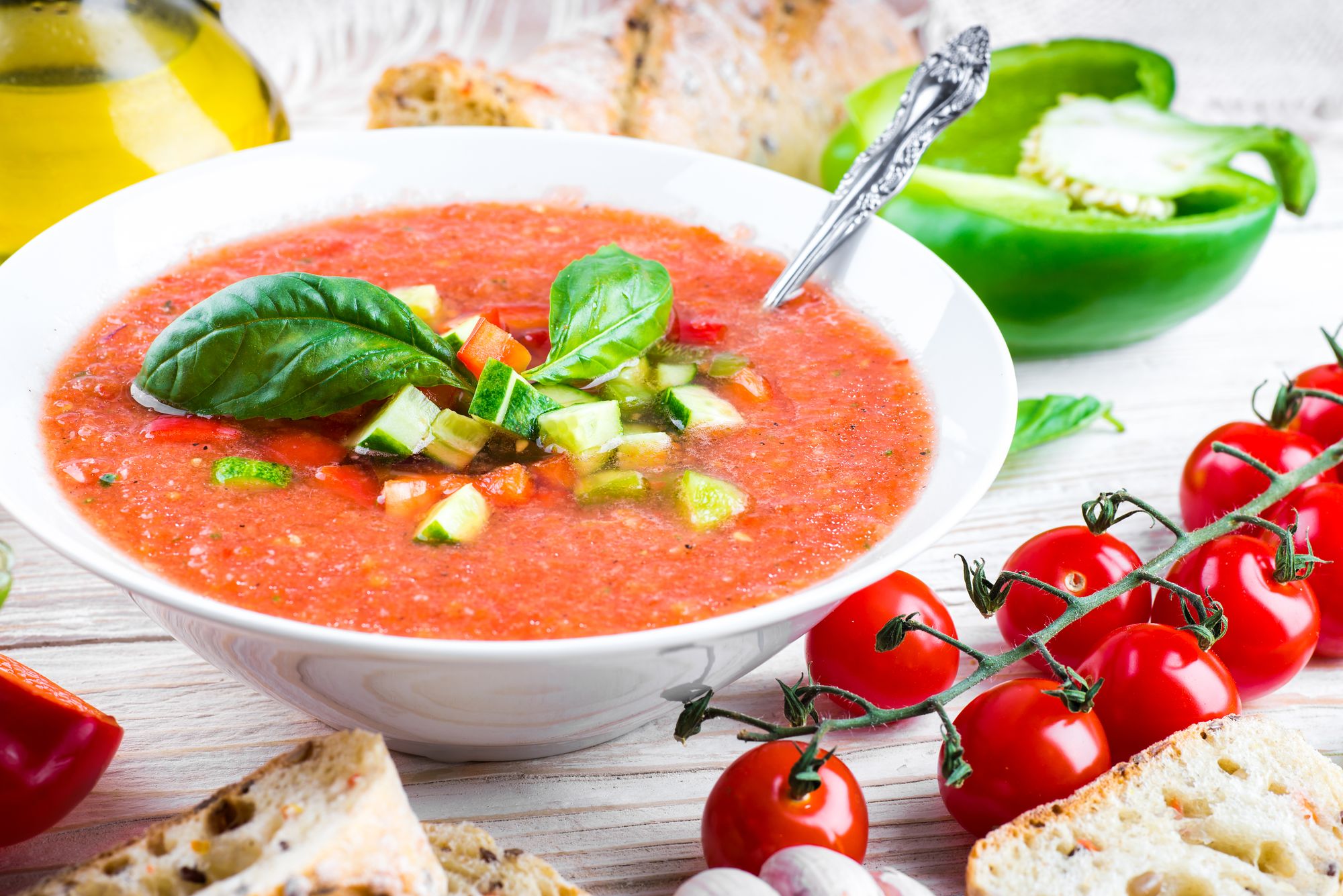 Gazpacho with Oysters