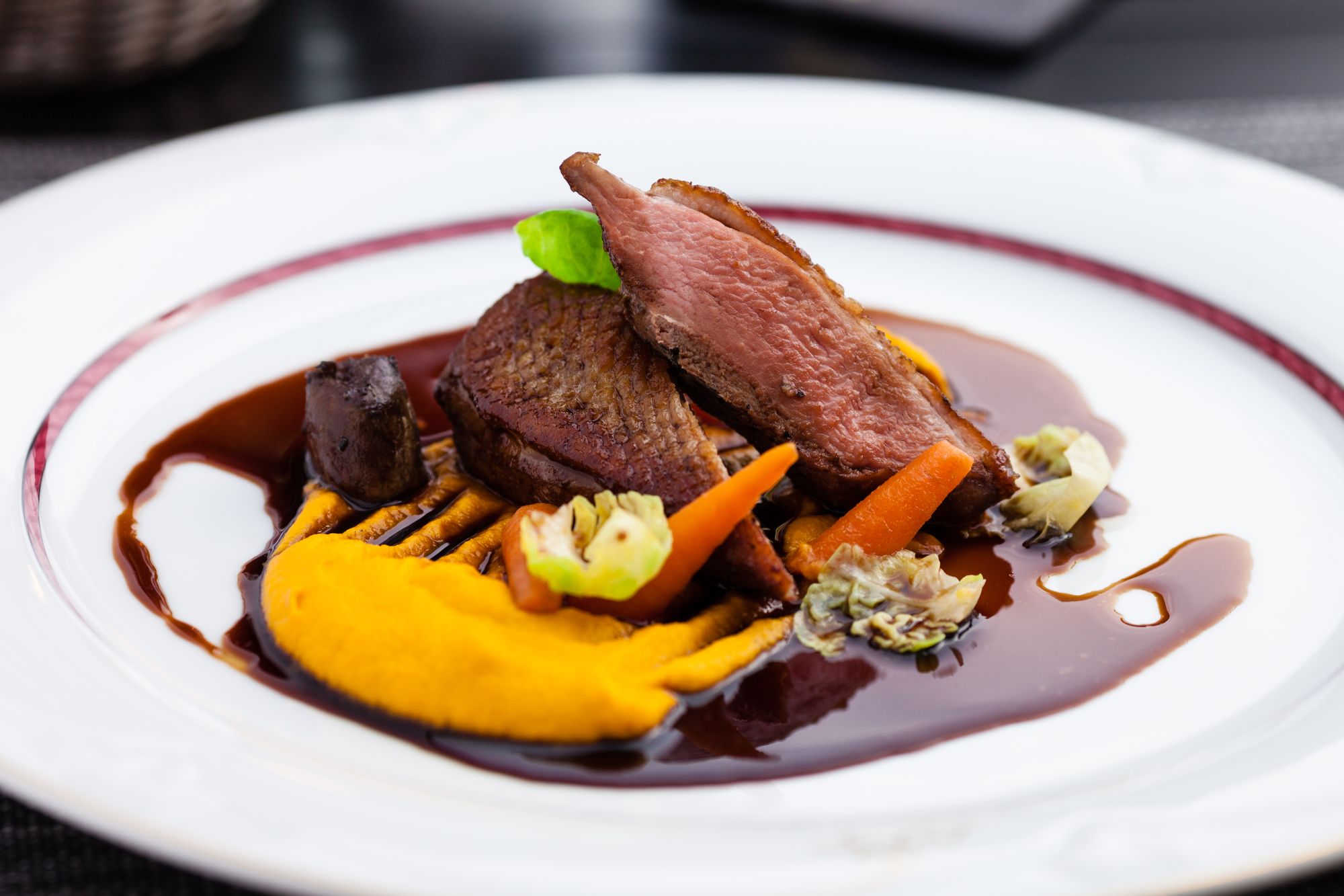 Duck with Port Sauce