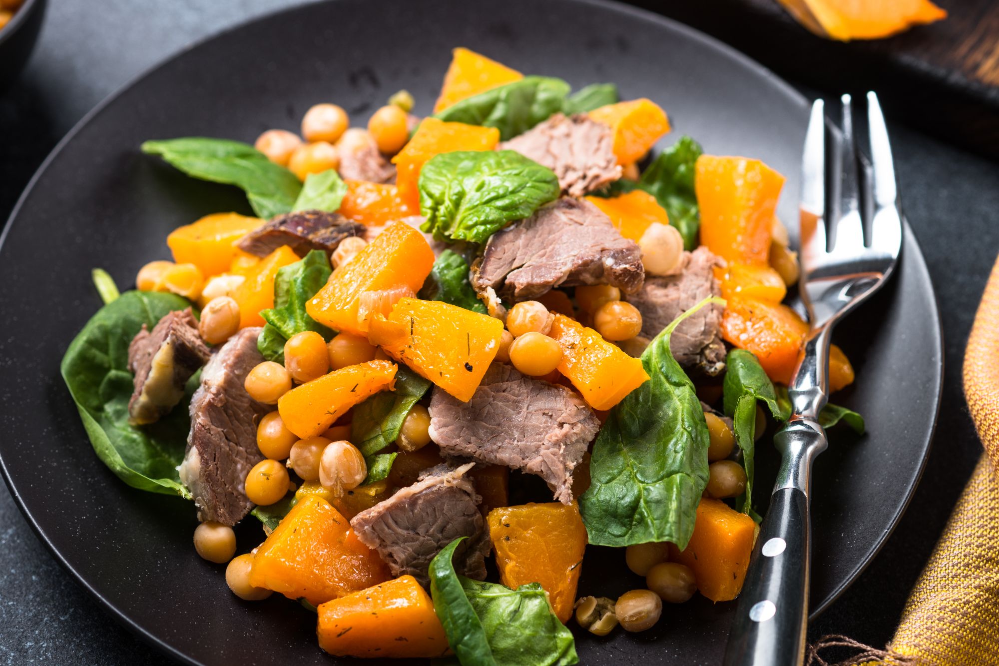 Warm Salad of Lamb and Chickpeas