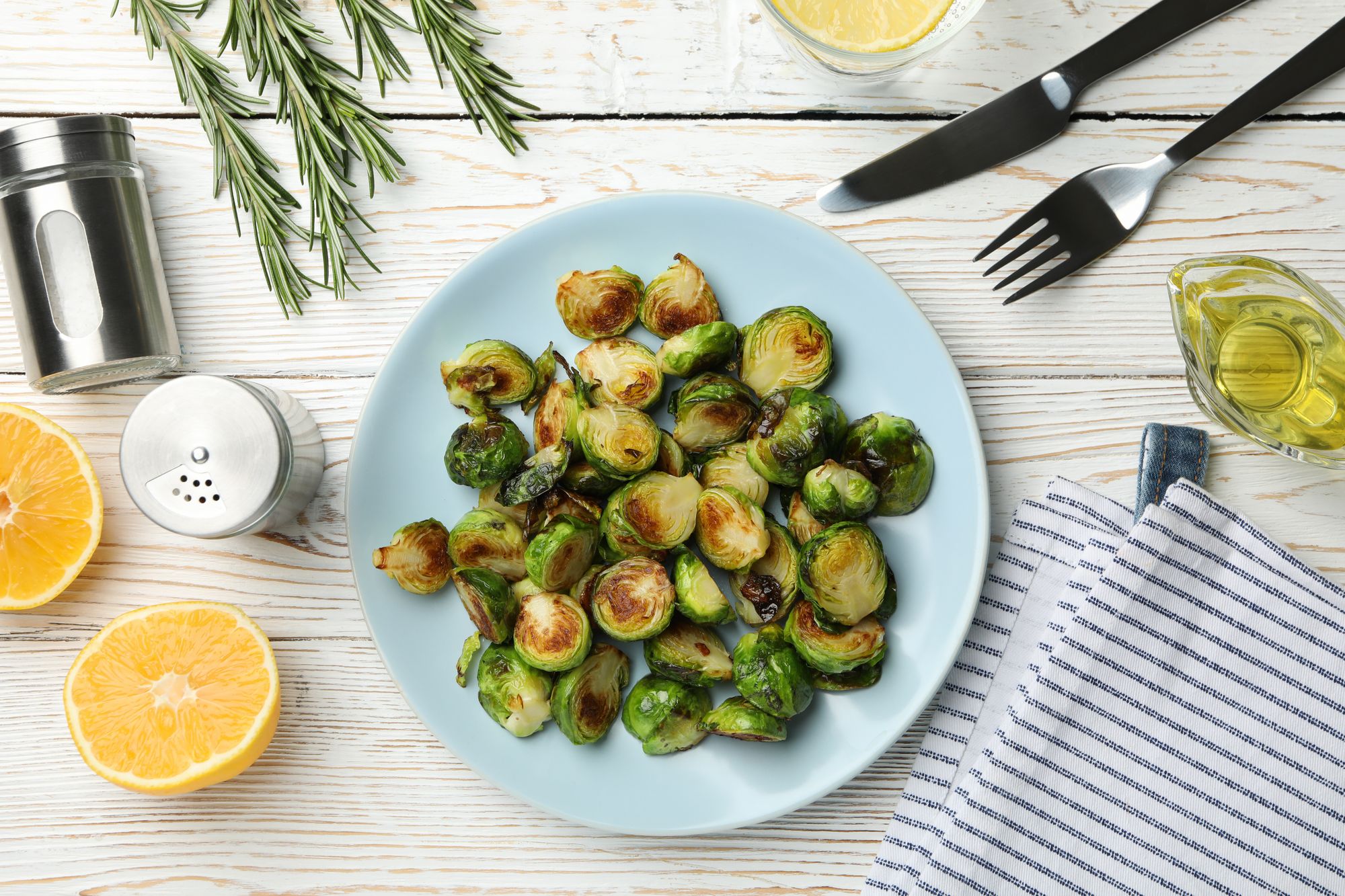 Brussels Sprouts with Lemon and Parsley Side