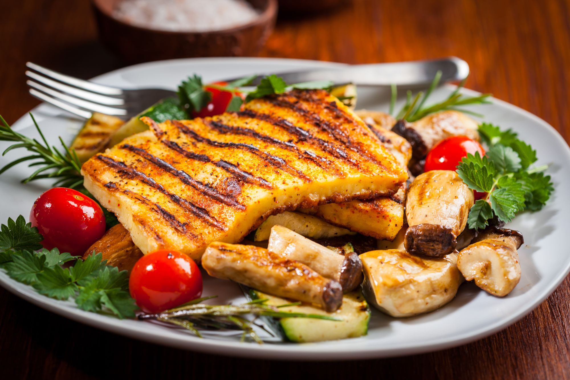 Chargrilled Halloumi and Vegetables