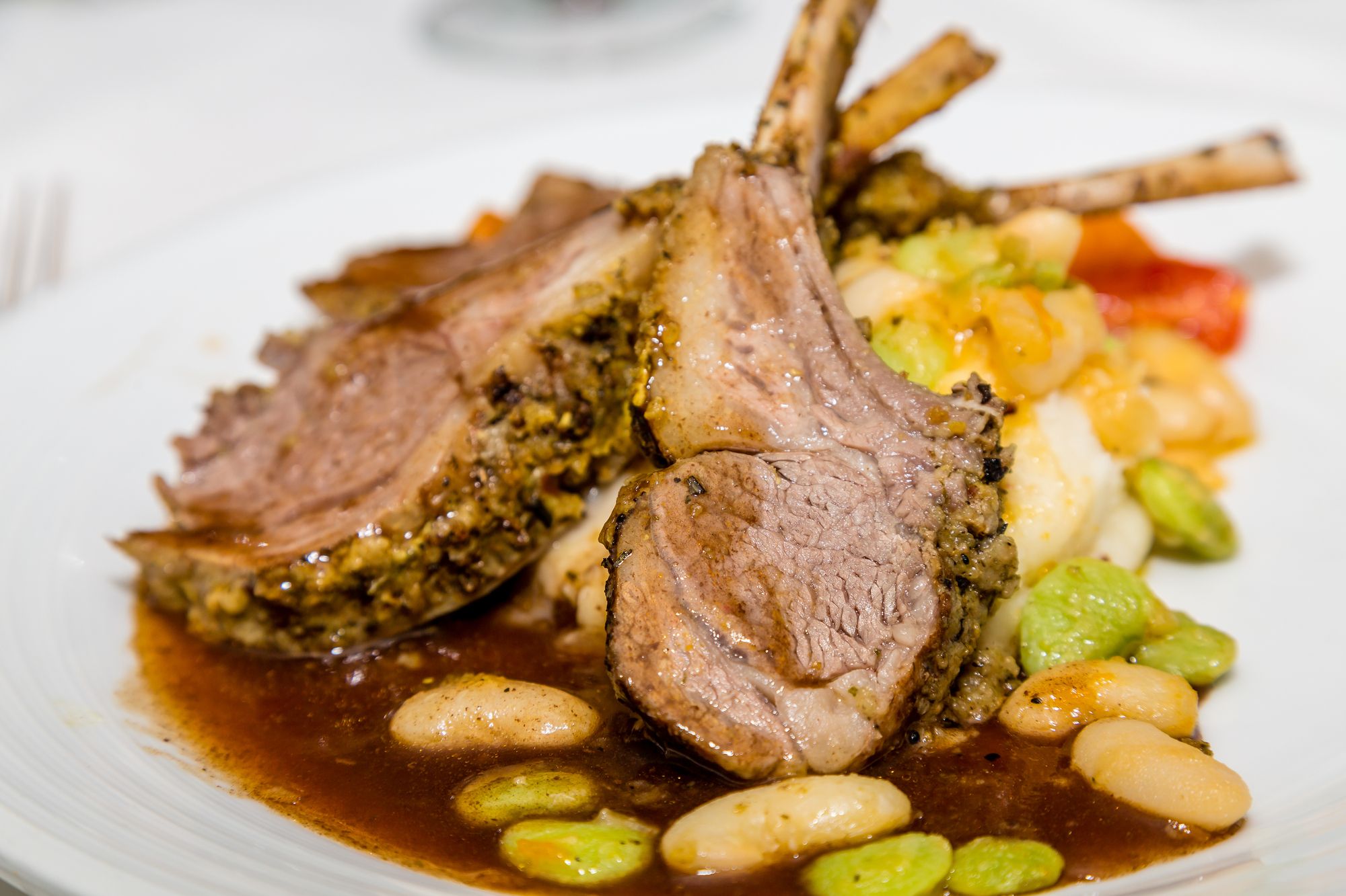 Fragrant Lamb and Beans