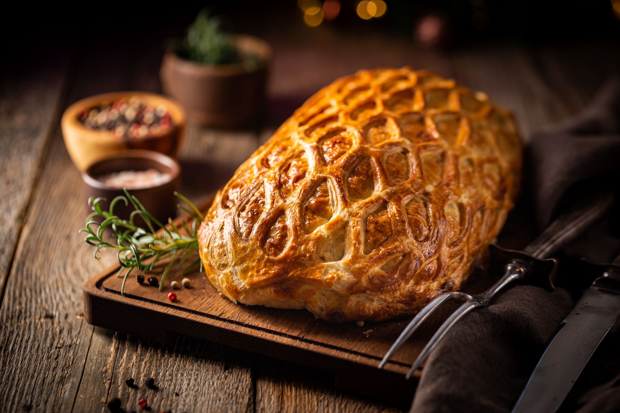 Beetroot and Blue Cheese Wellington