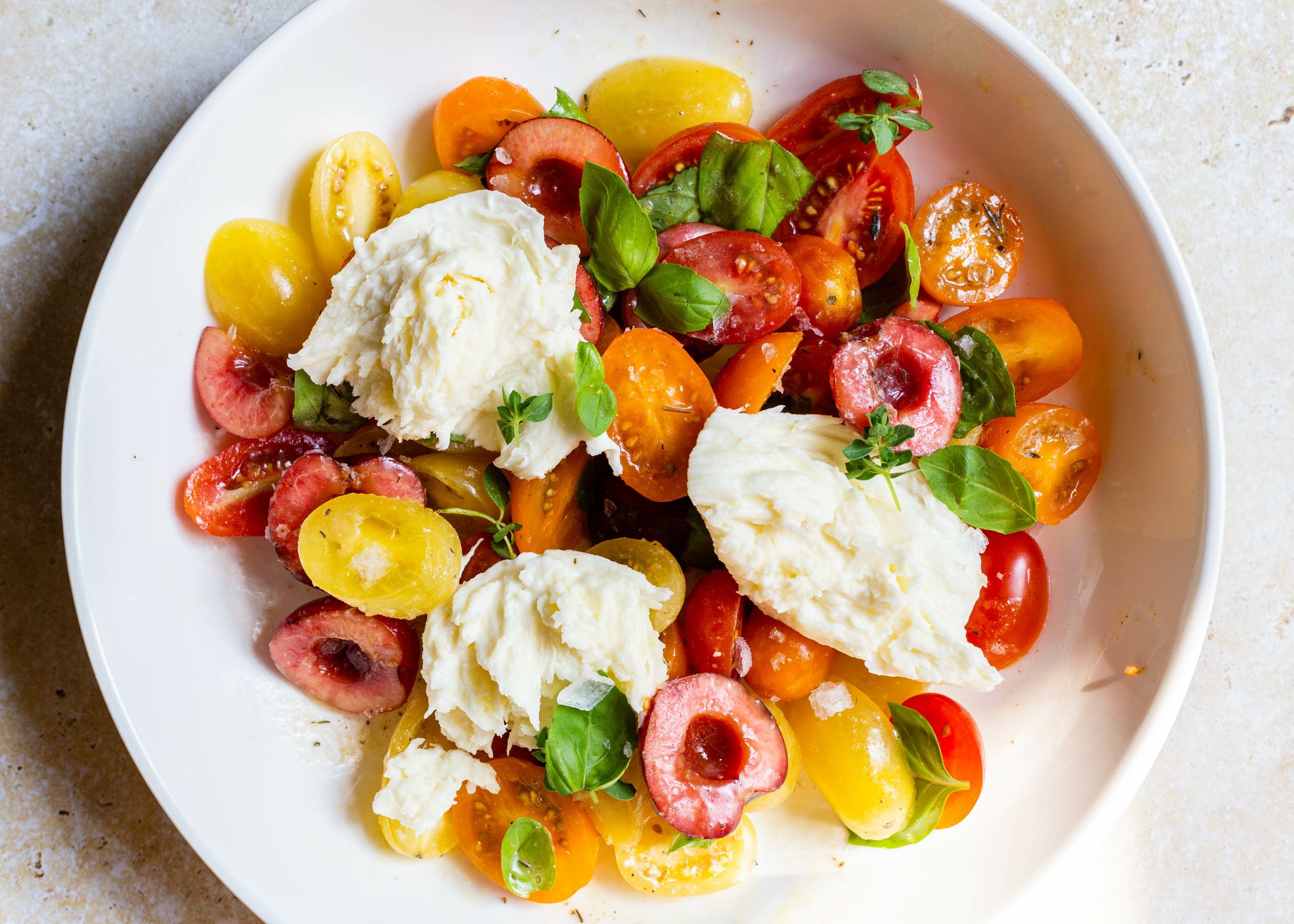 Burrata and Tomato Salad