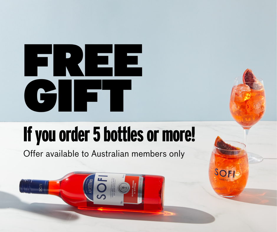 Cheers to a Free gift this month - SOFI Aperitivo