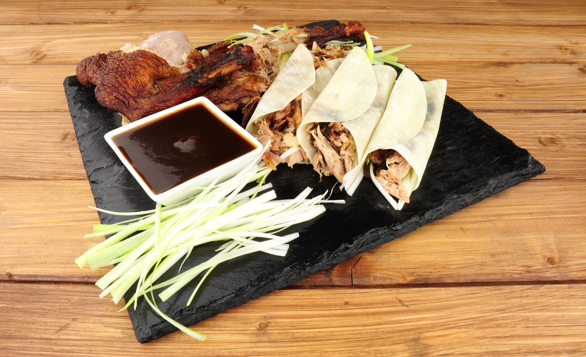 Easy Fakeaway Chinese Duck Wraps