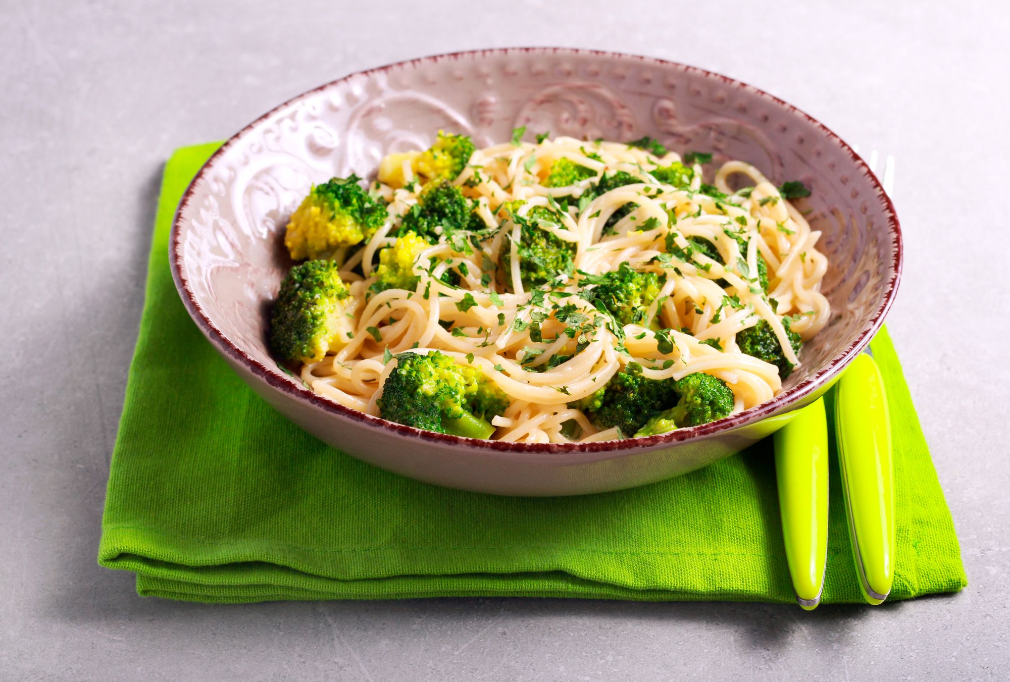 Broccoli, Lemon and Ricotta Spaghetti