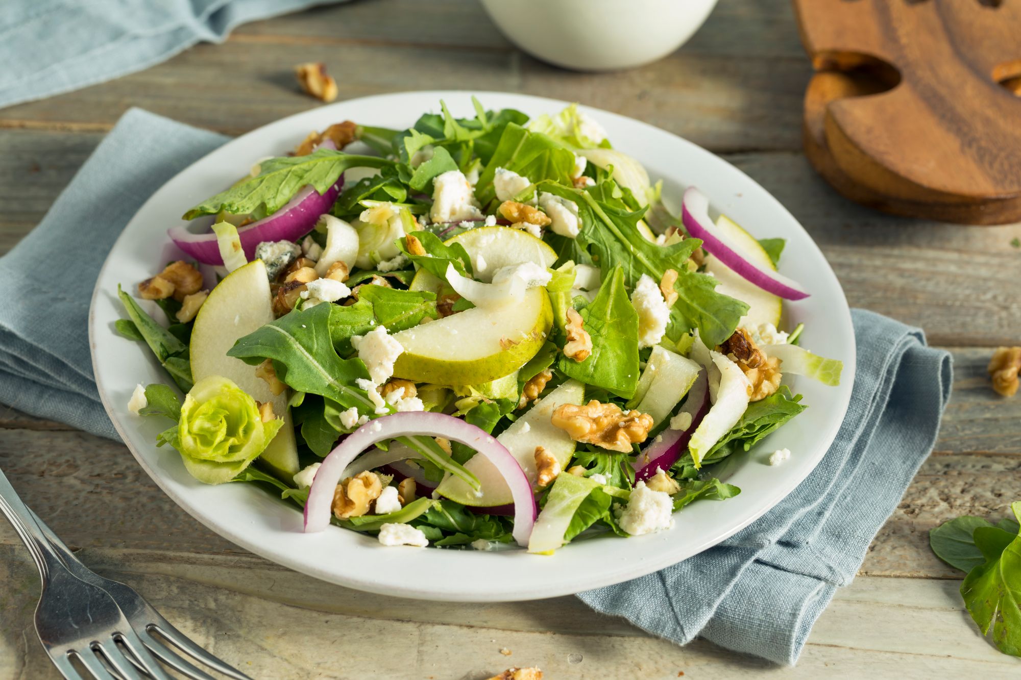 Griddled Pear and Goat’s Cheese Salad