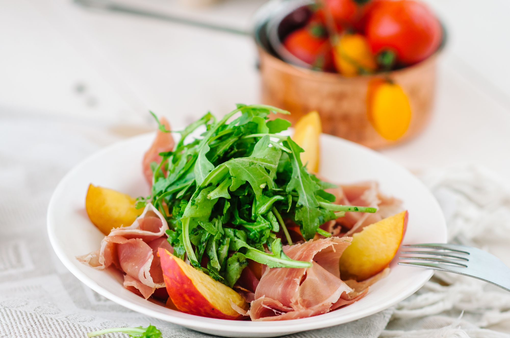 Prosciutto and Nectarine Salad