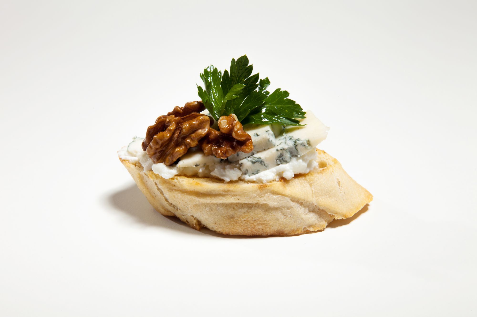 Date, Maple Pecan and Blue Cheese Canapes