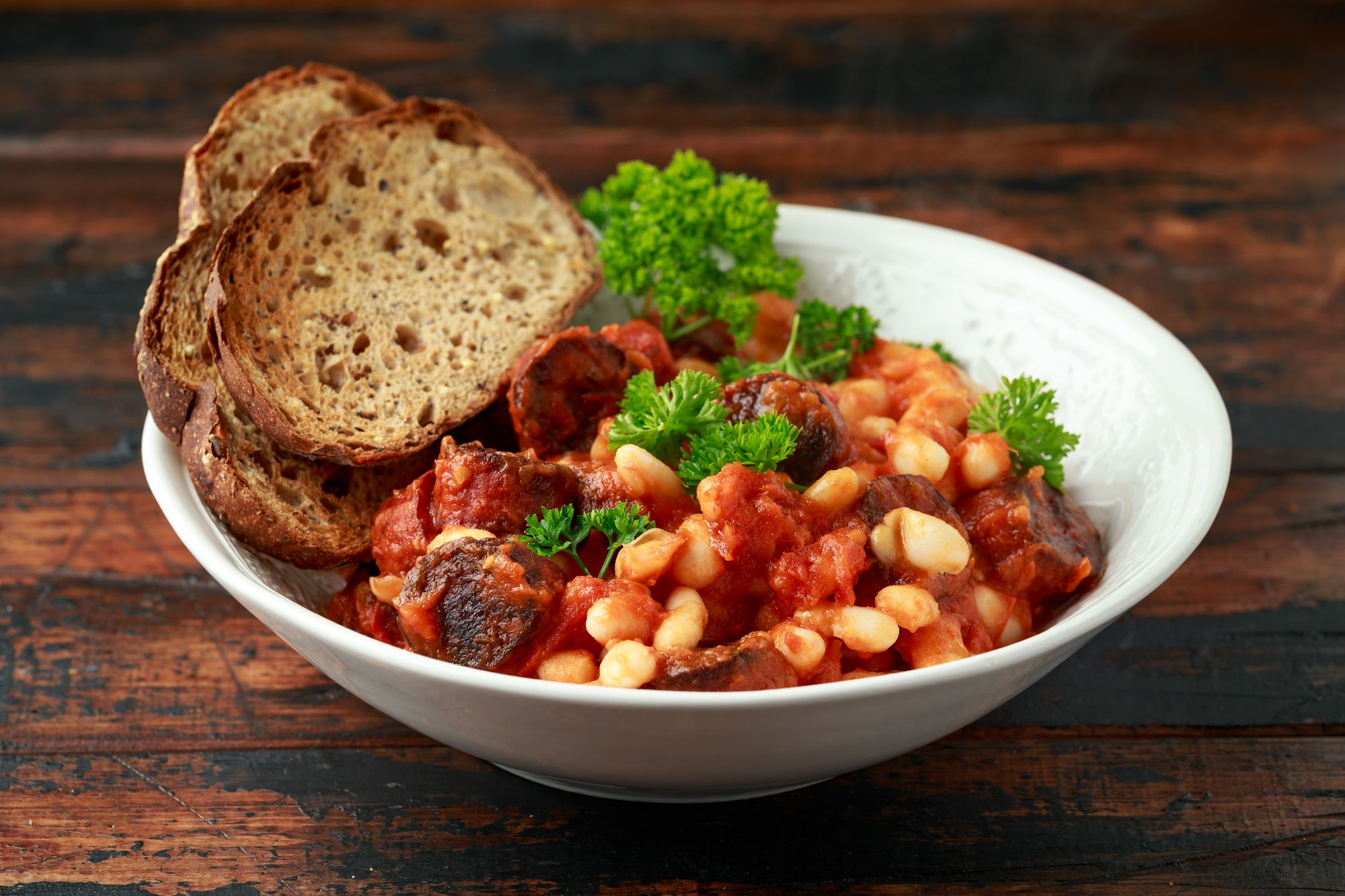Bean, Tomato and Chorizo Stew