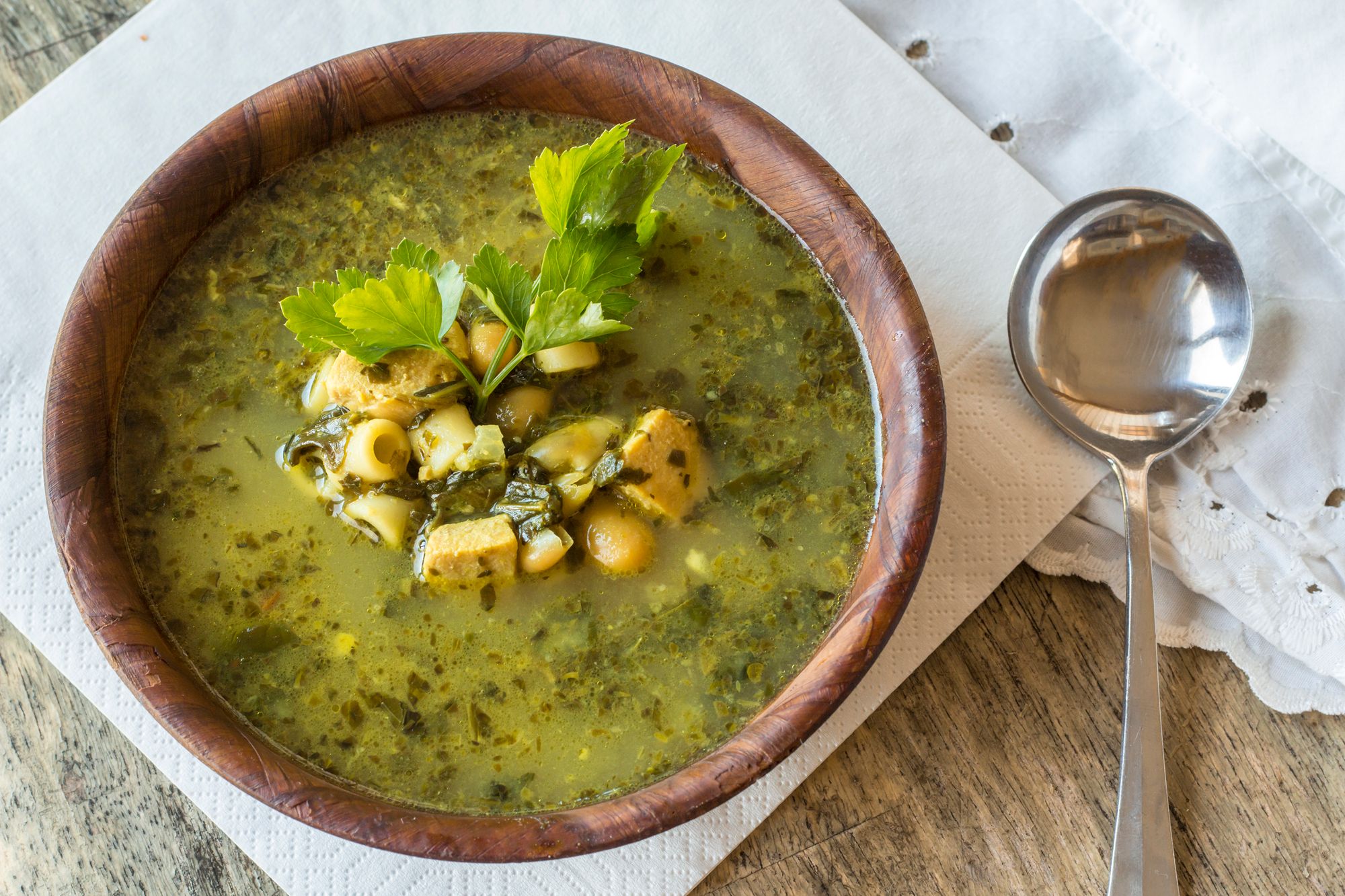Chicken and Pesto Soup
