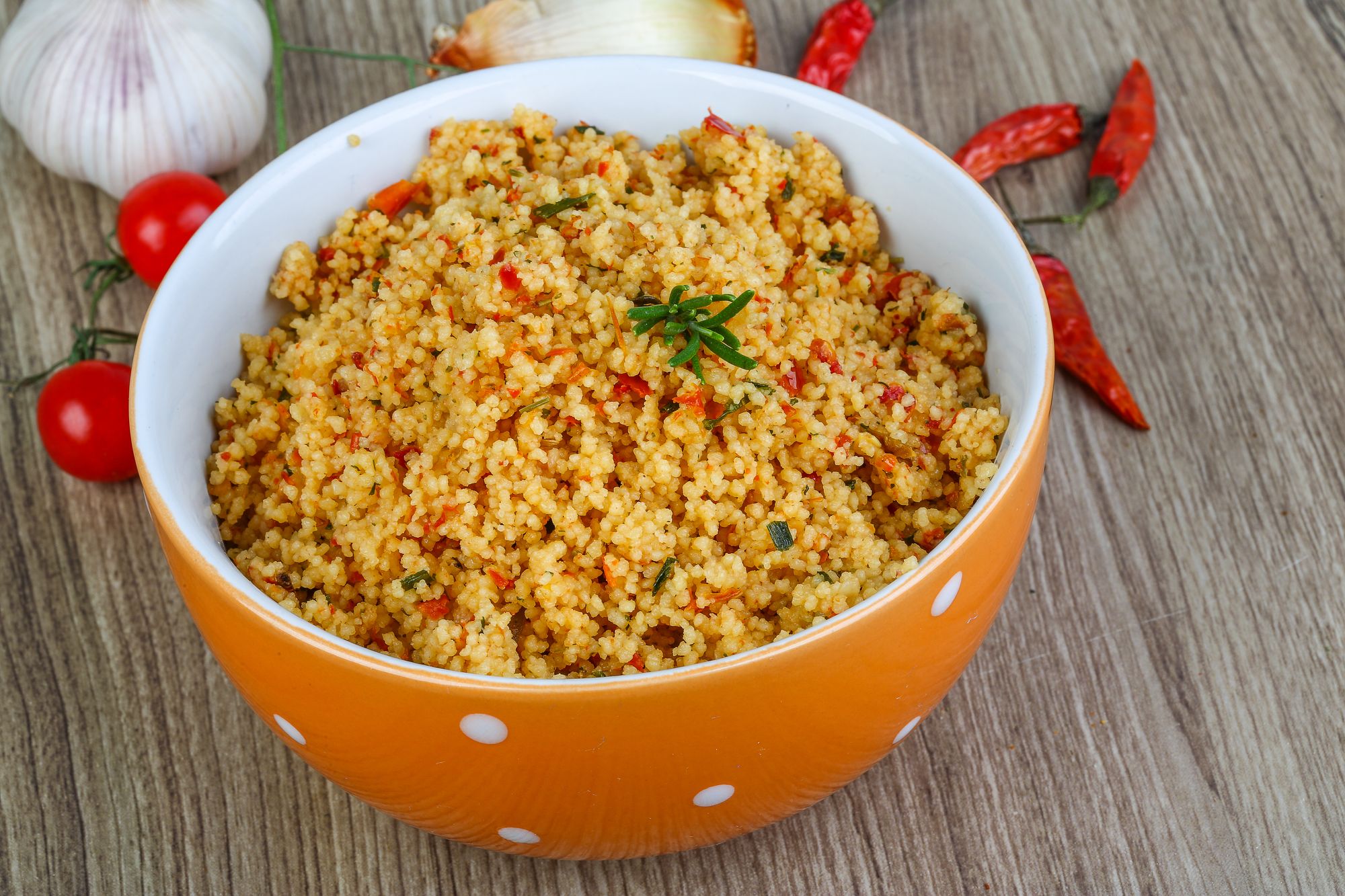 Tomato and Okra Couscous