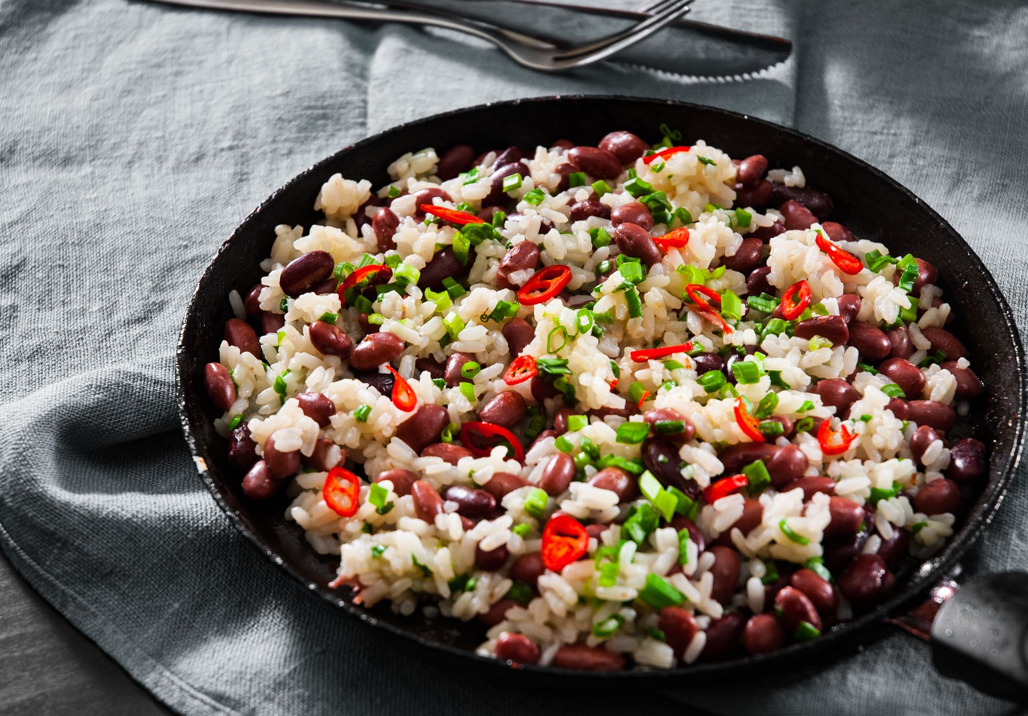 Kidney Bean and Brown Rice Pilaf