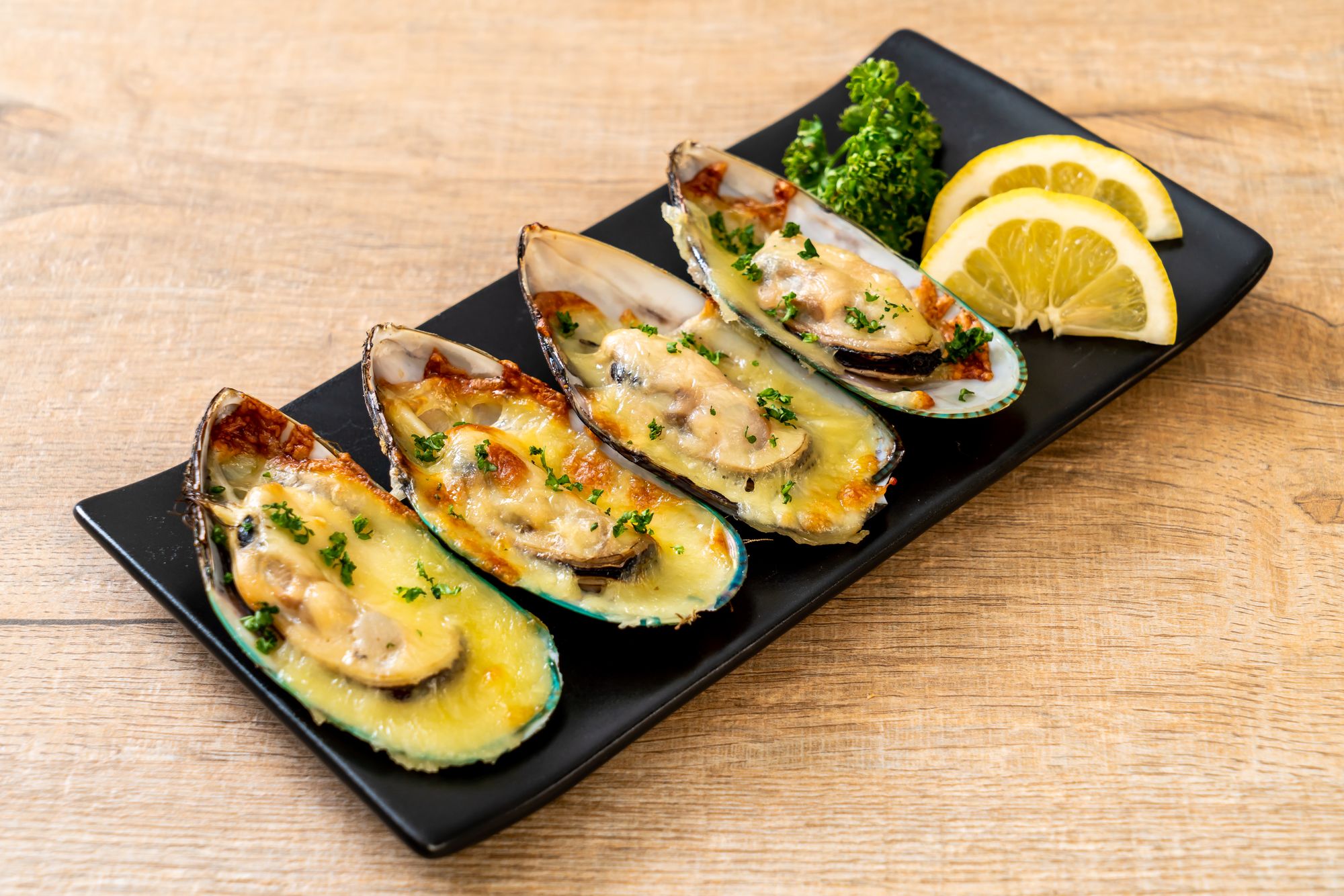 Mussels with Parmesan Butter