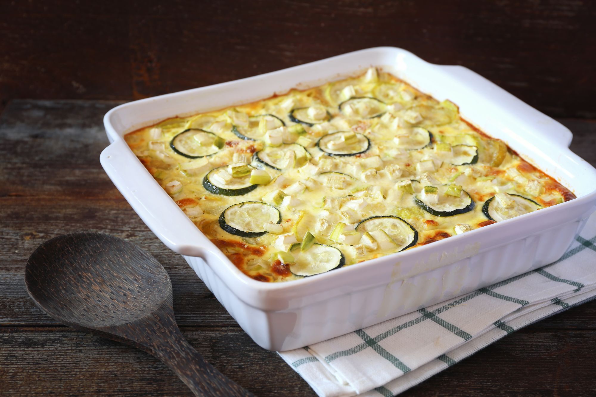 Feta and Courgette Bake