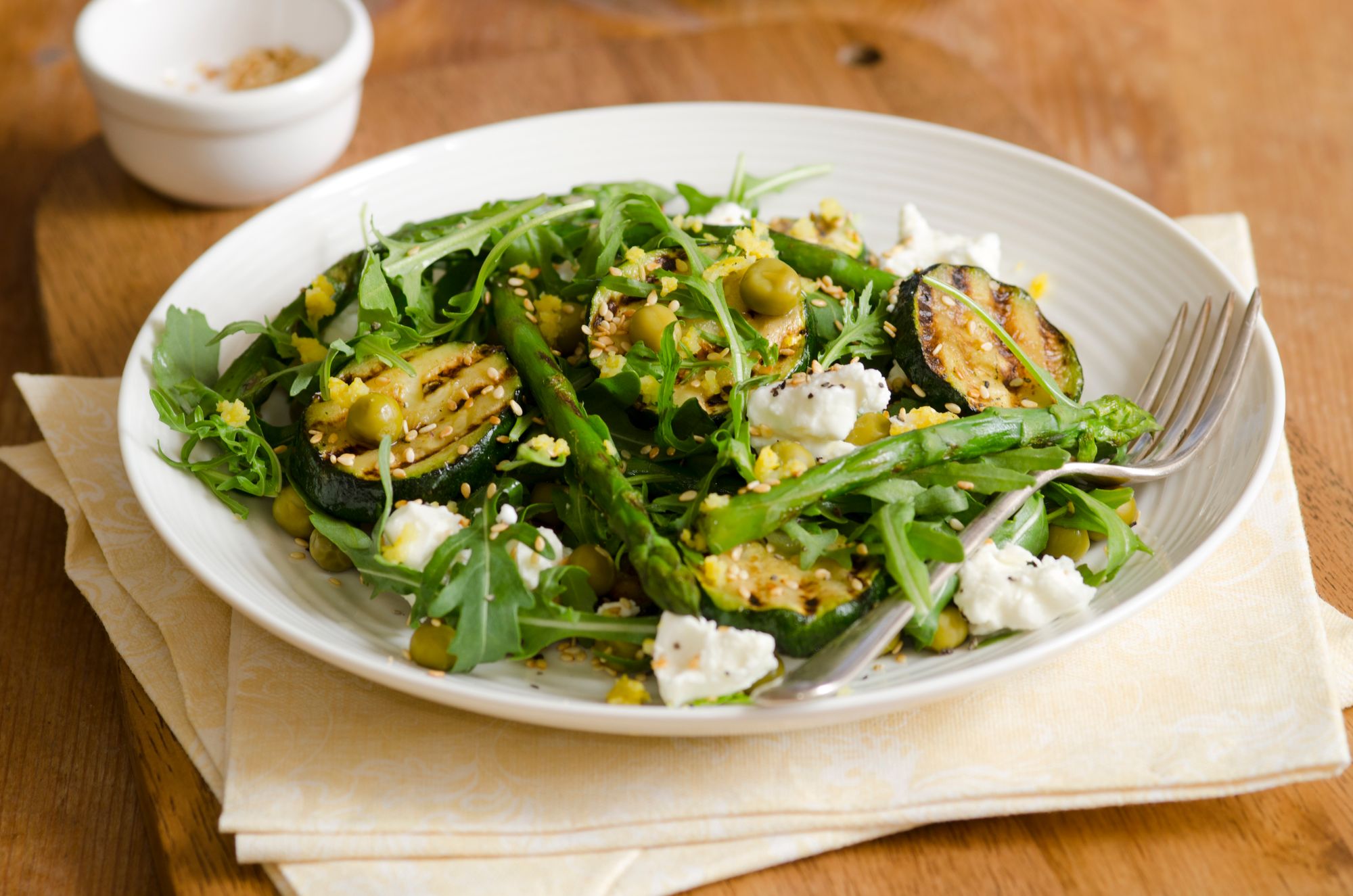 Goat’s Cheese, Asparagus and Chicory Salad