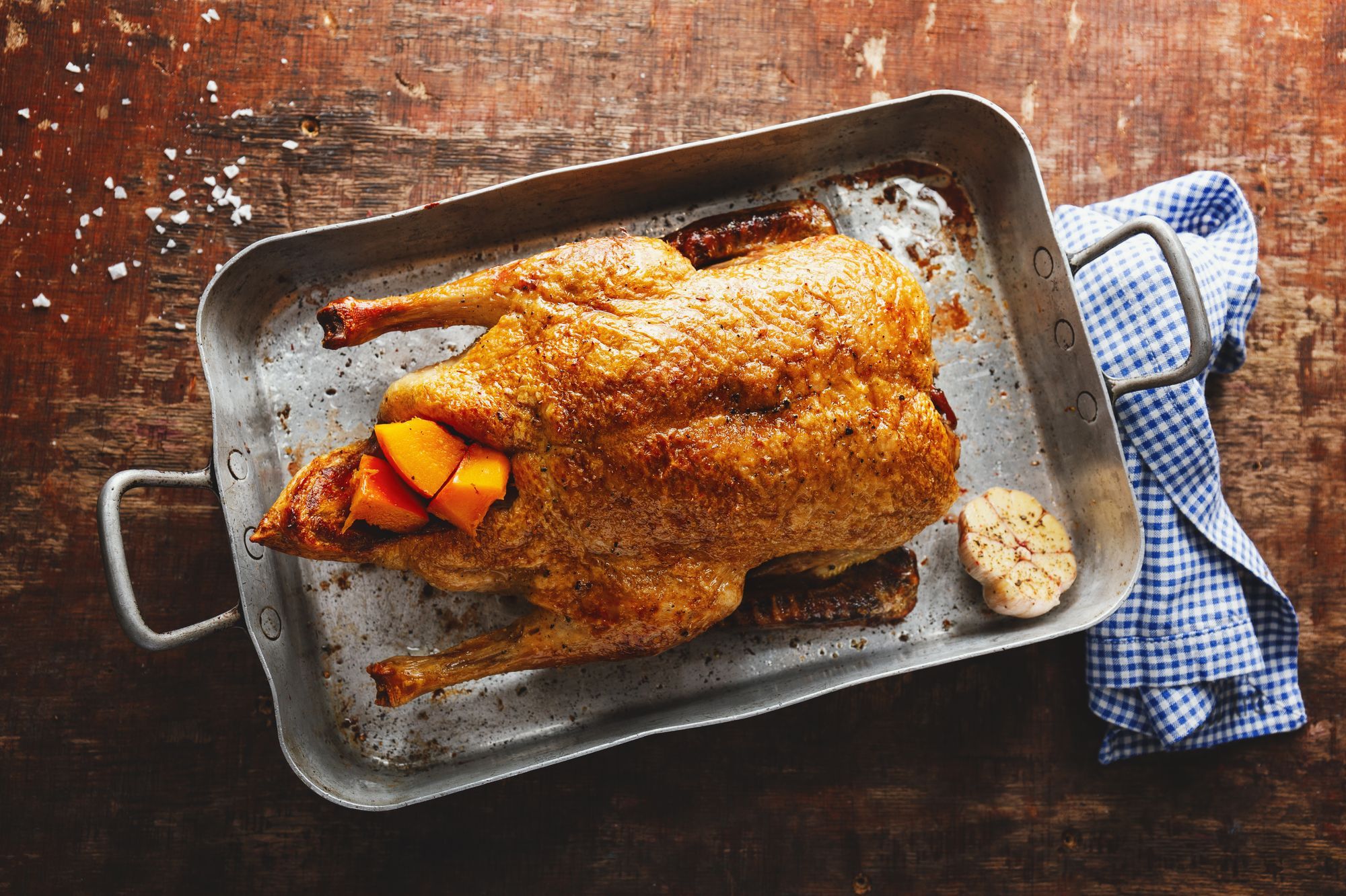 Christmas Roast Duck with Rosemary and Honey