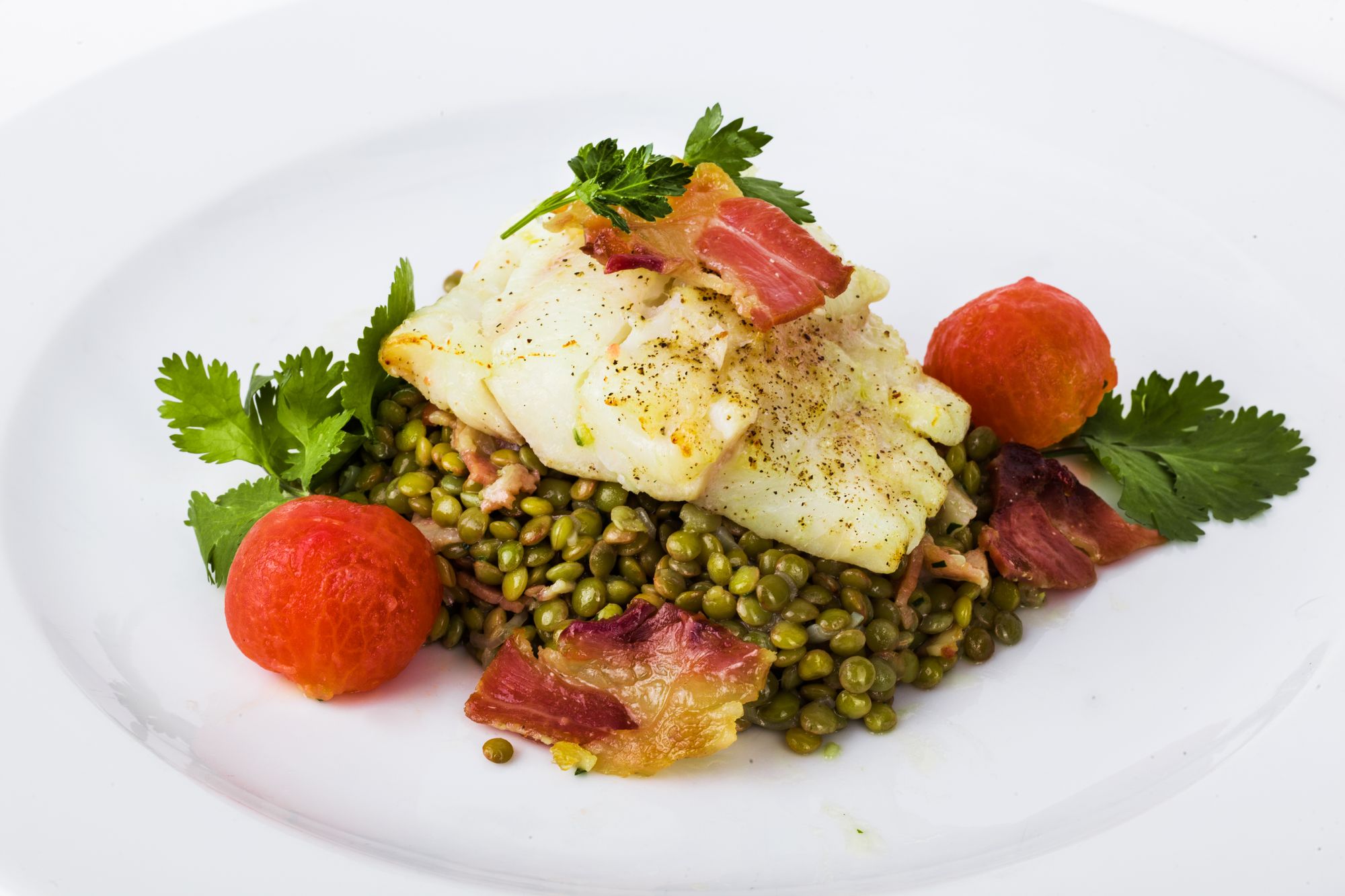 Smoked Trout and Lentil Salad