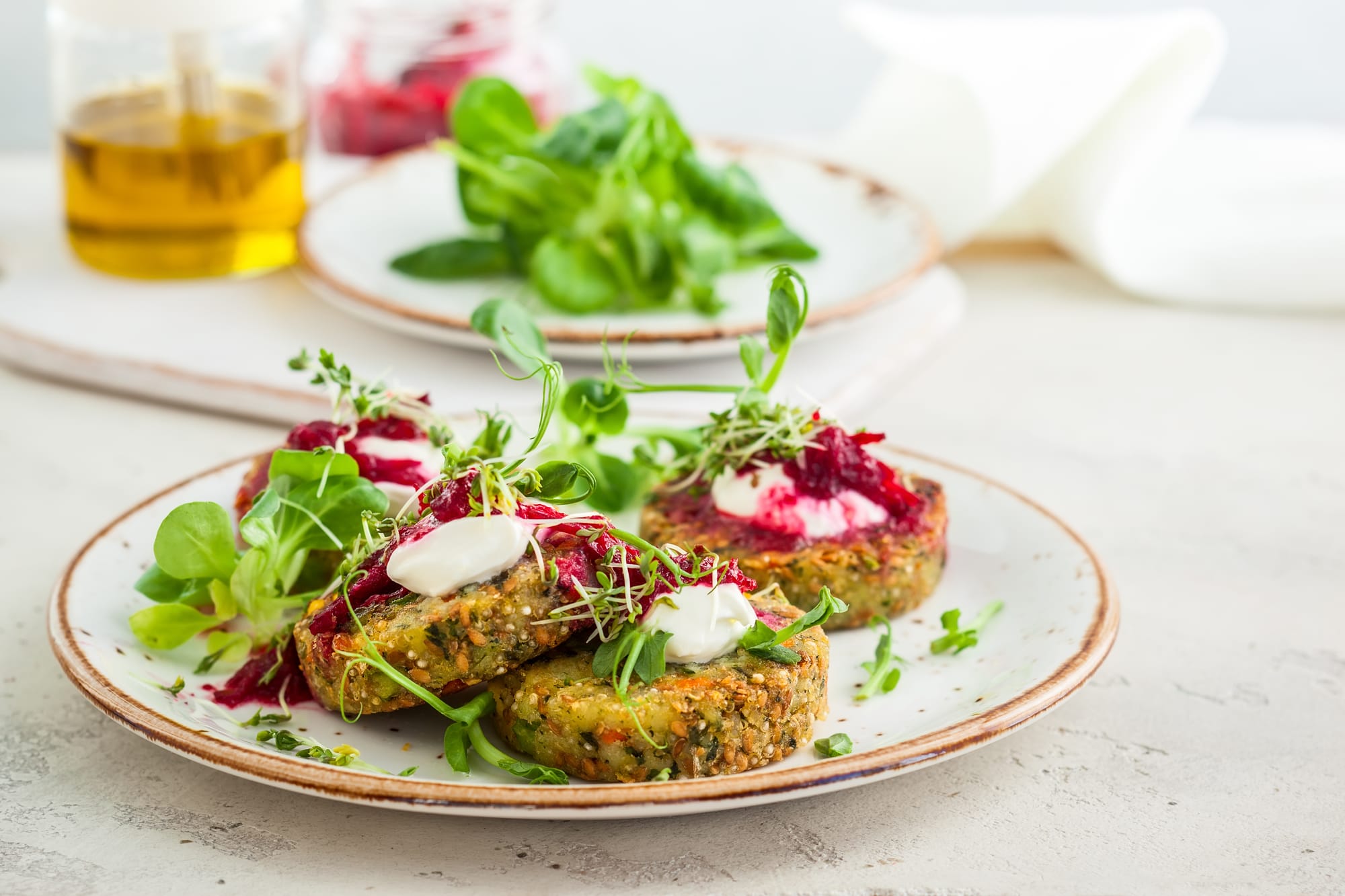 Crab and Beetroot Cakes