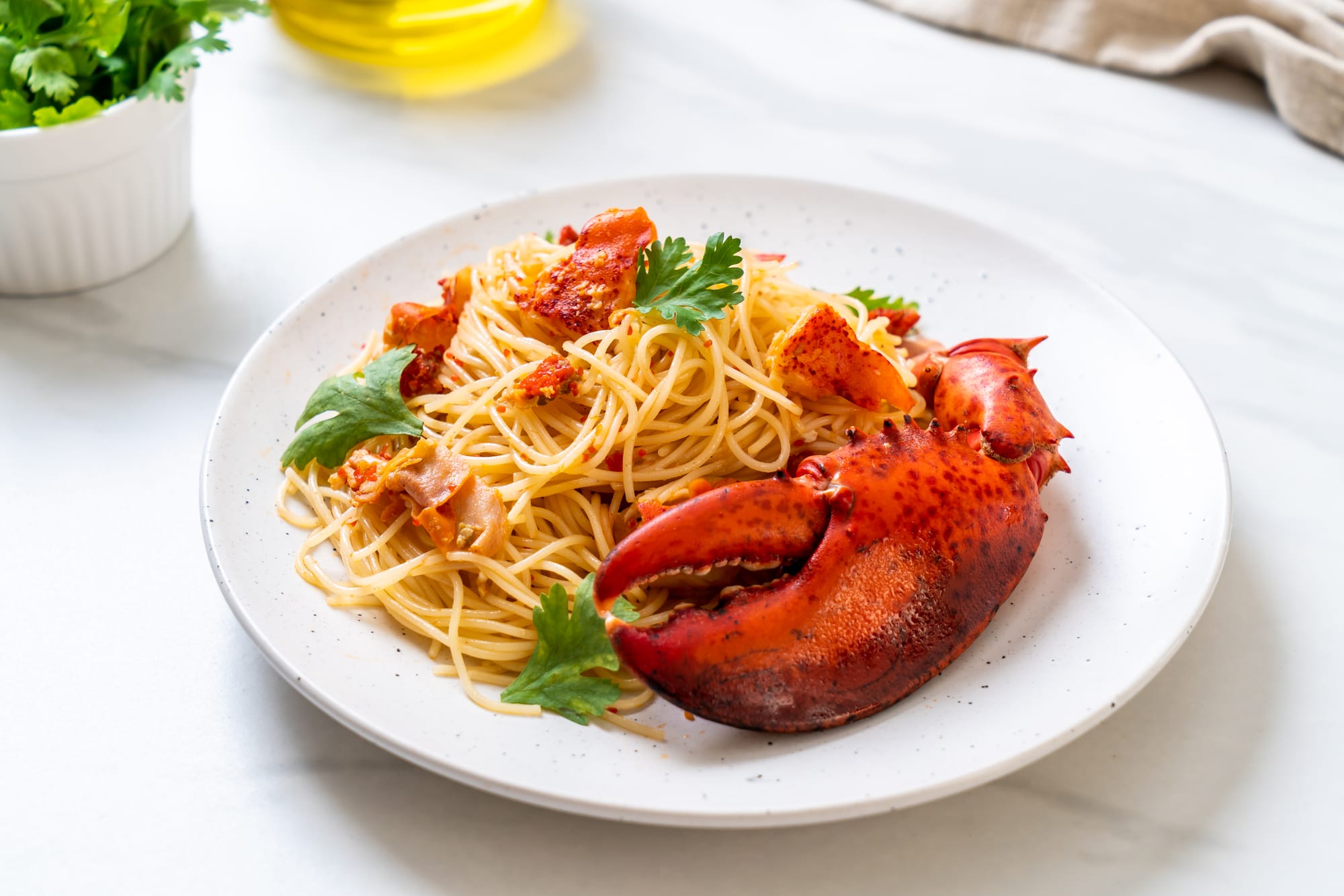 Lobster and Parmesan Linguine