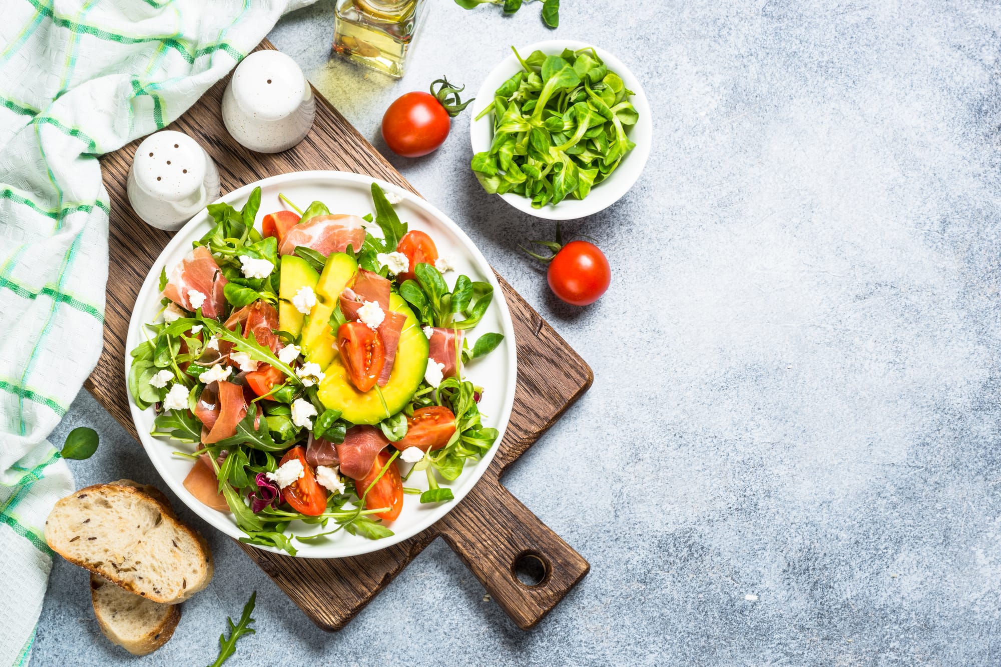 Prosciutto and Roast Tomato Salad