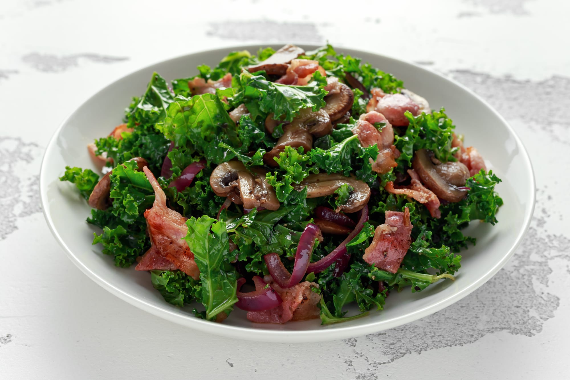 Bacon and Kale Salad