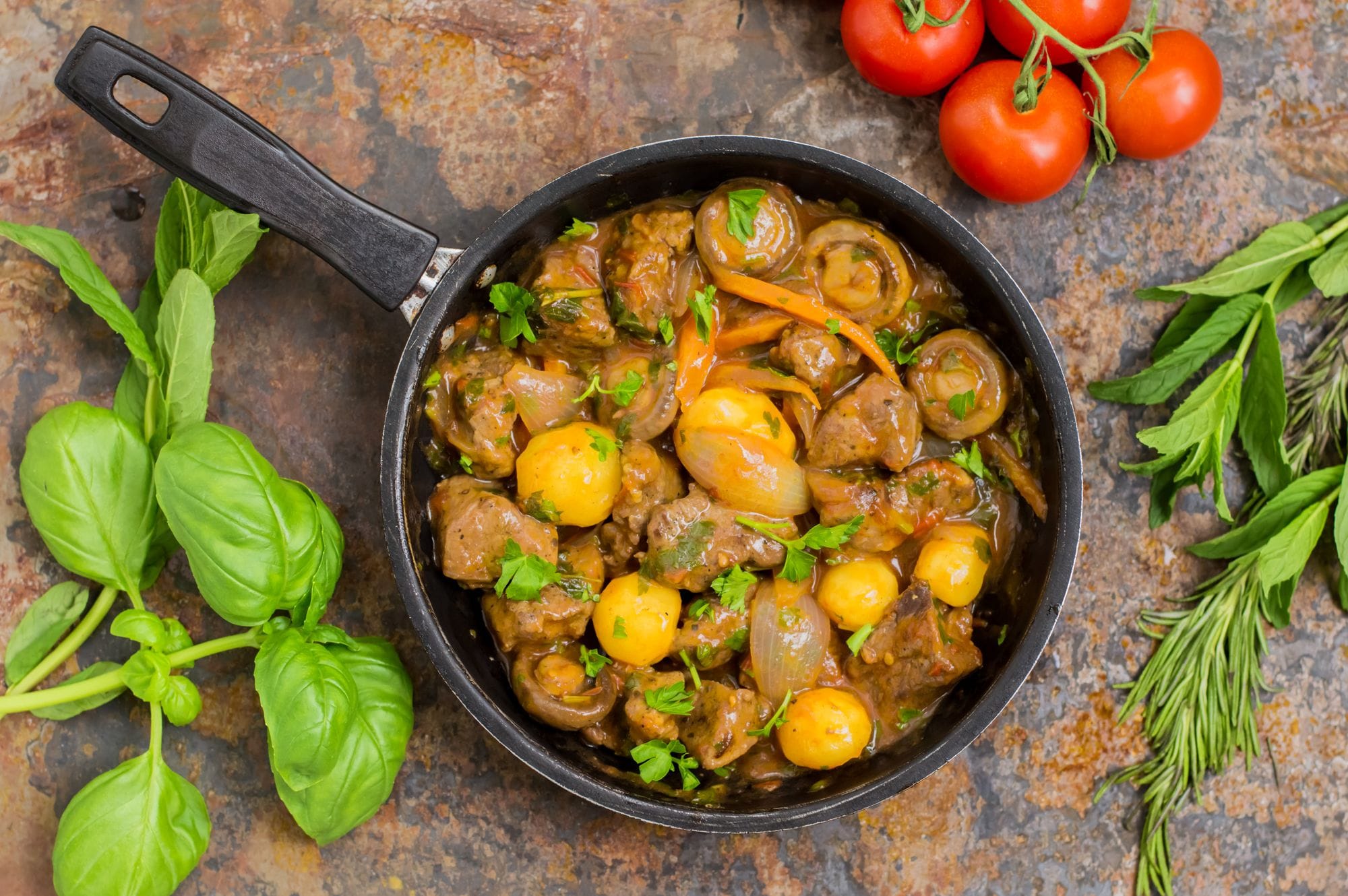 Beef, Mushroom and Tamarind Casserole