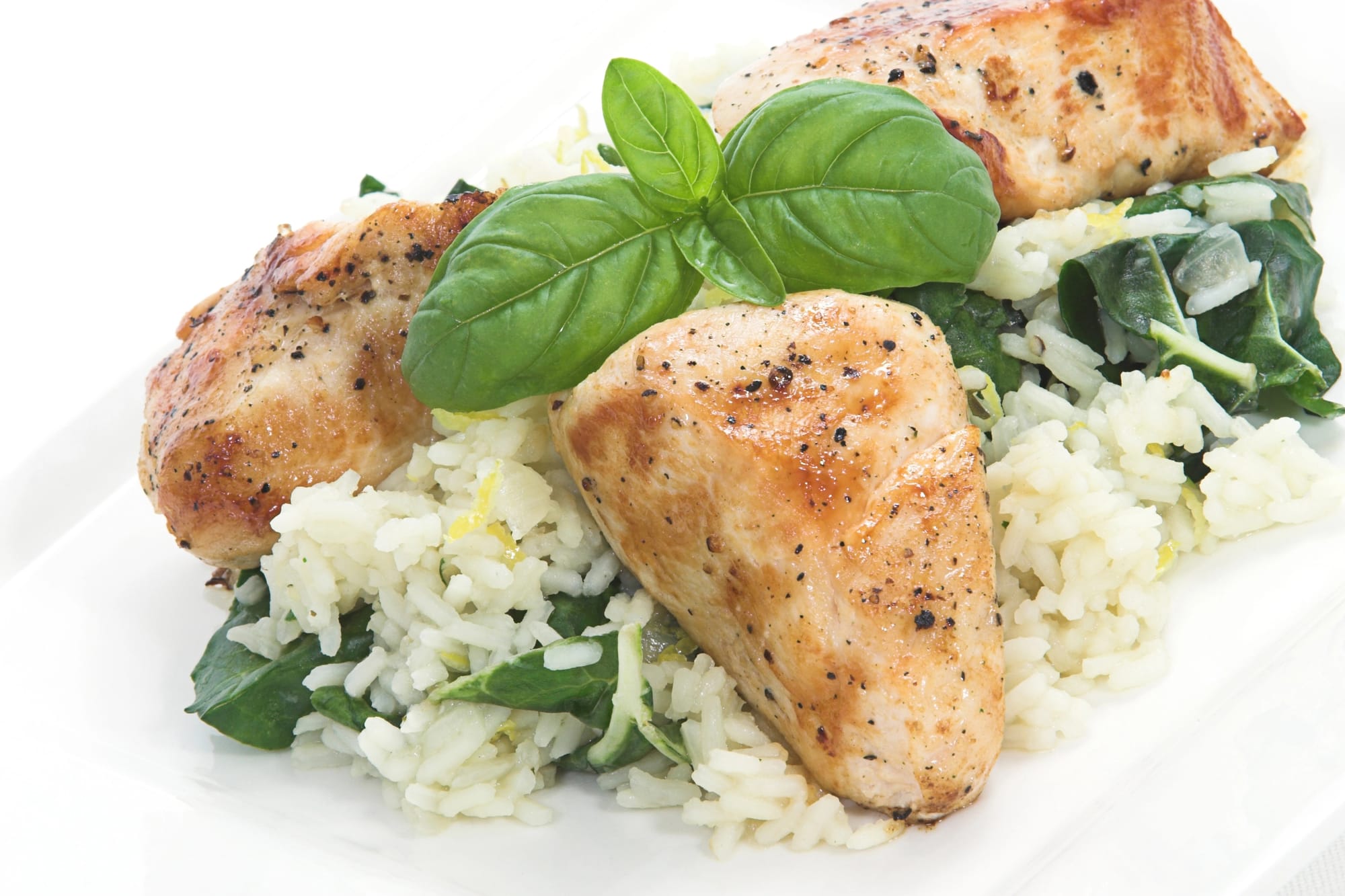 Chicken and Spinach Pilaf